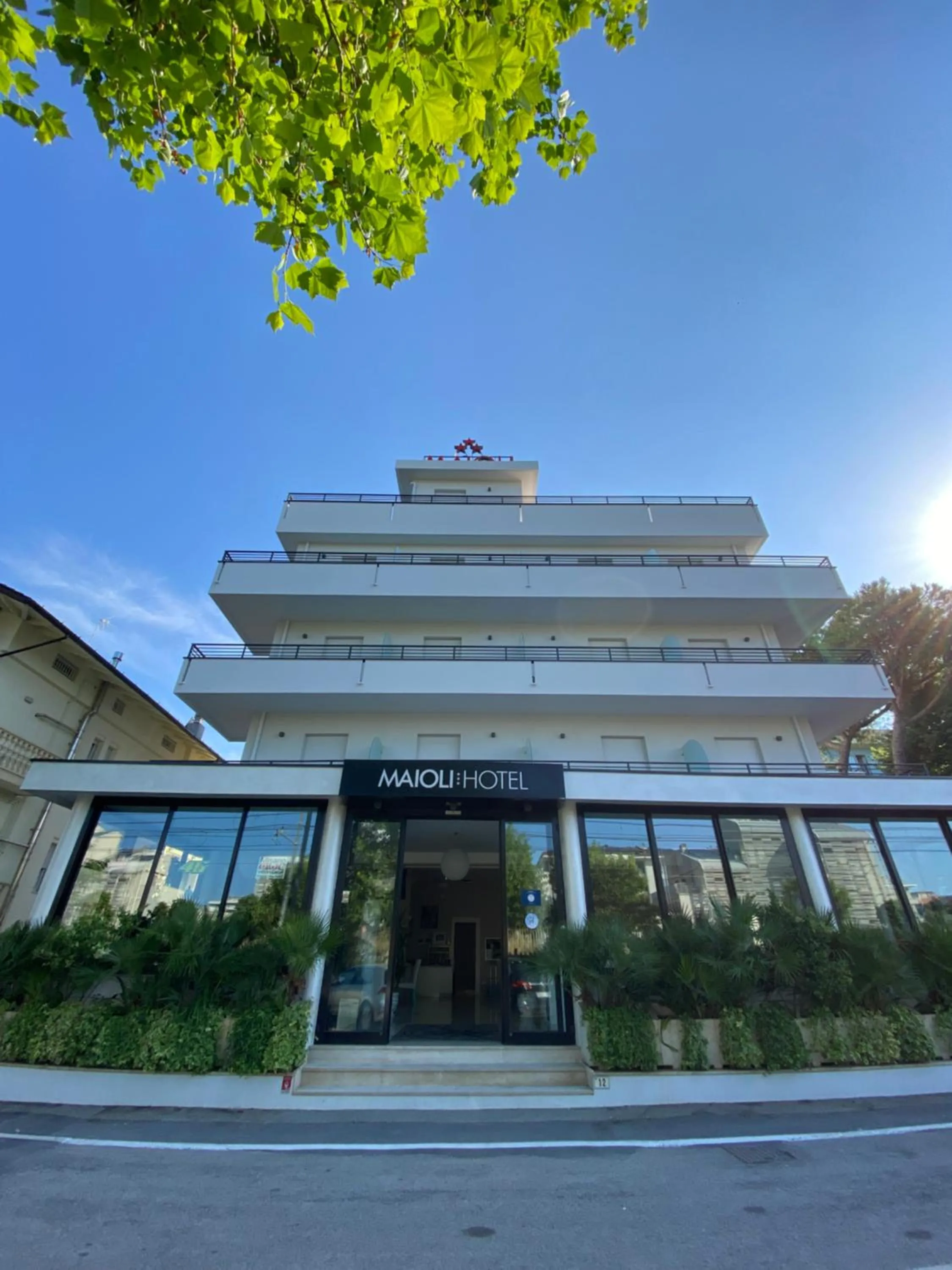 Property building in Hotel Maioli B&B