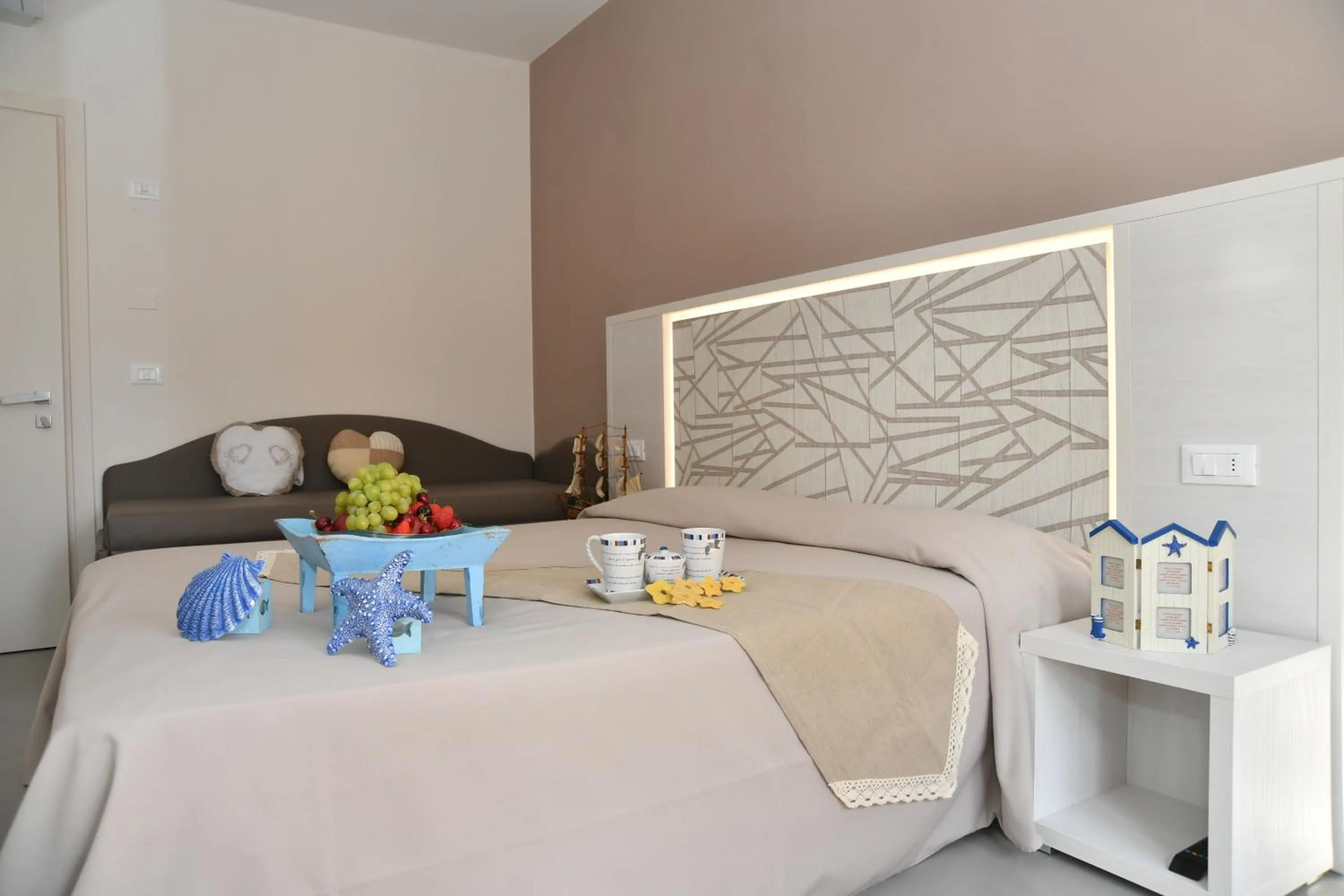 Bedroom, Bed in Hotel Maioli B&B