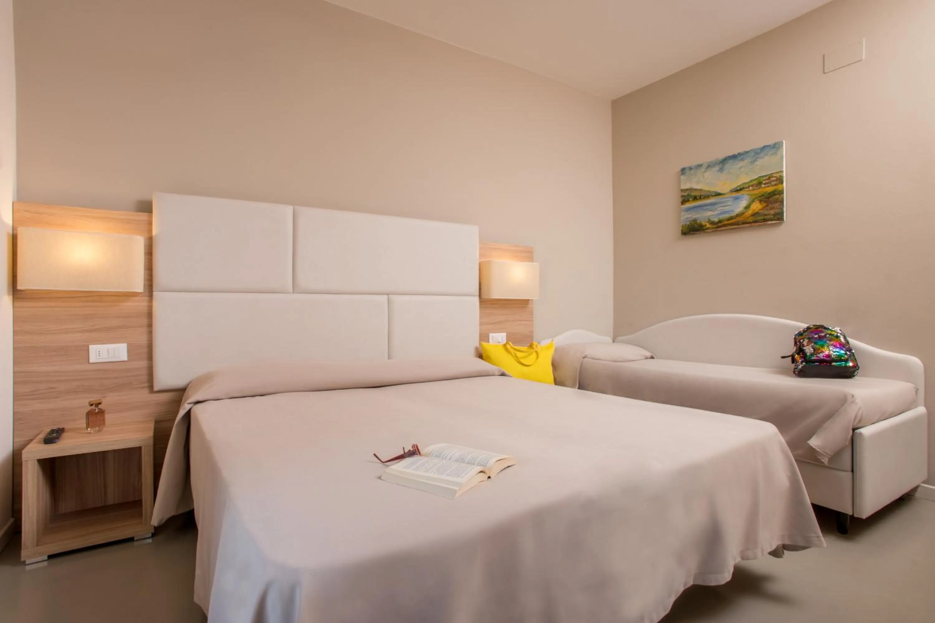 Photo of the whole room, Bed in Hotel Maioli B&B