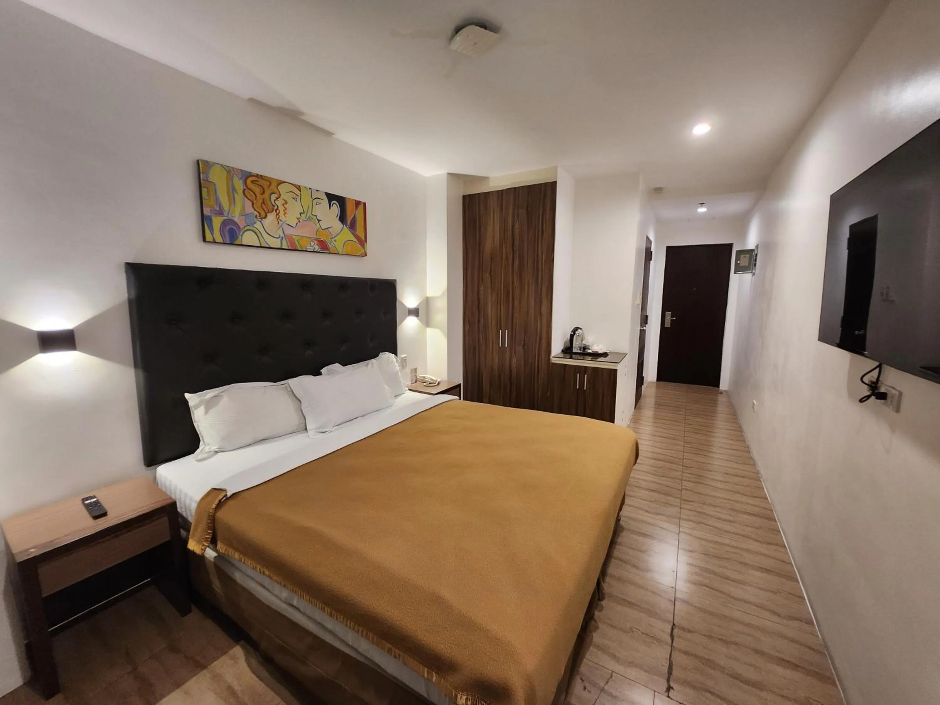 Bed in Apollonia Royale Hotel