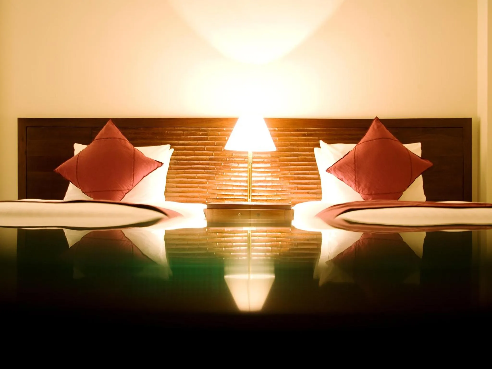 Bed in Coco Garden Resort Okinawa