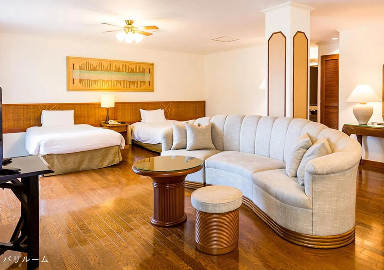 Bed in Coco Garden Resort Okinawa