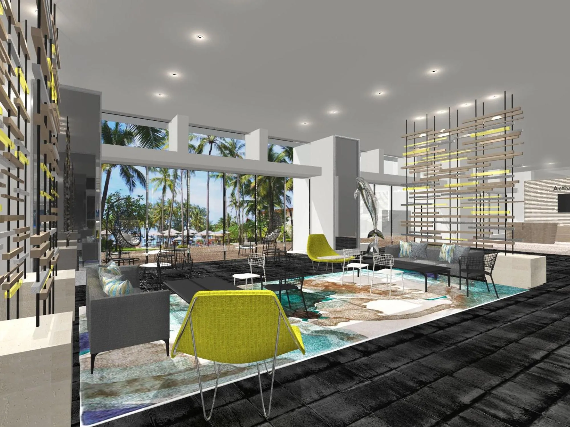 Lobby or reception in Renaissance Okinawa Resort