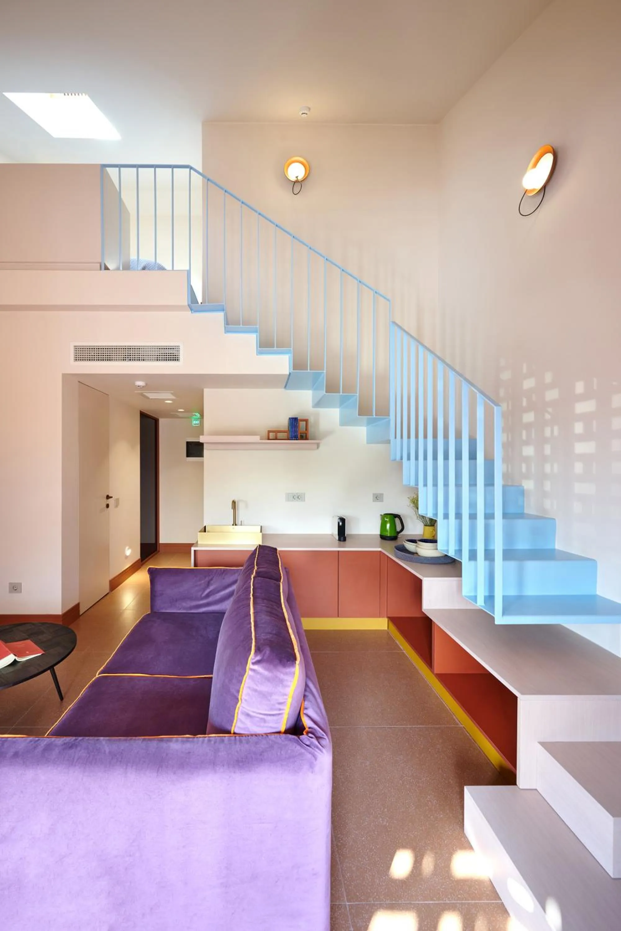 Living room in LOOM ATHENS