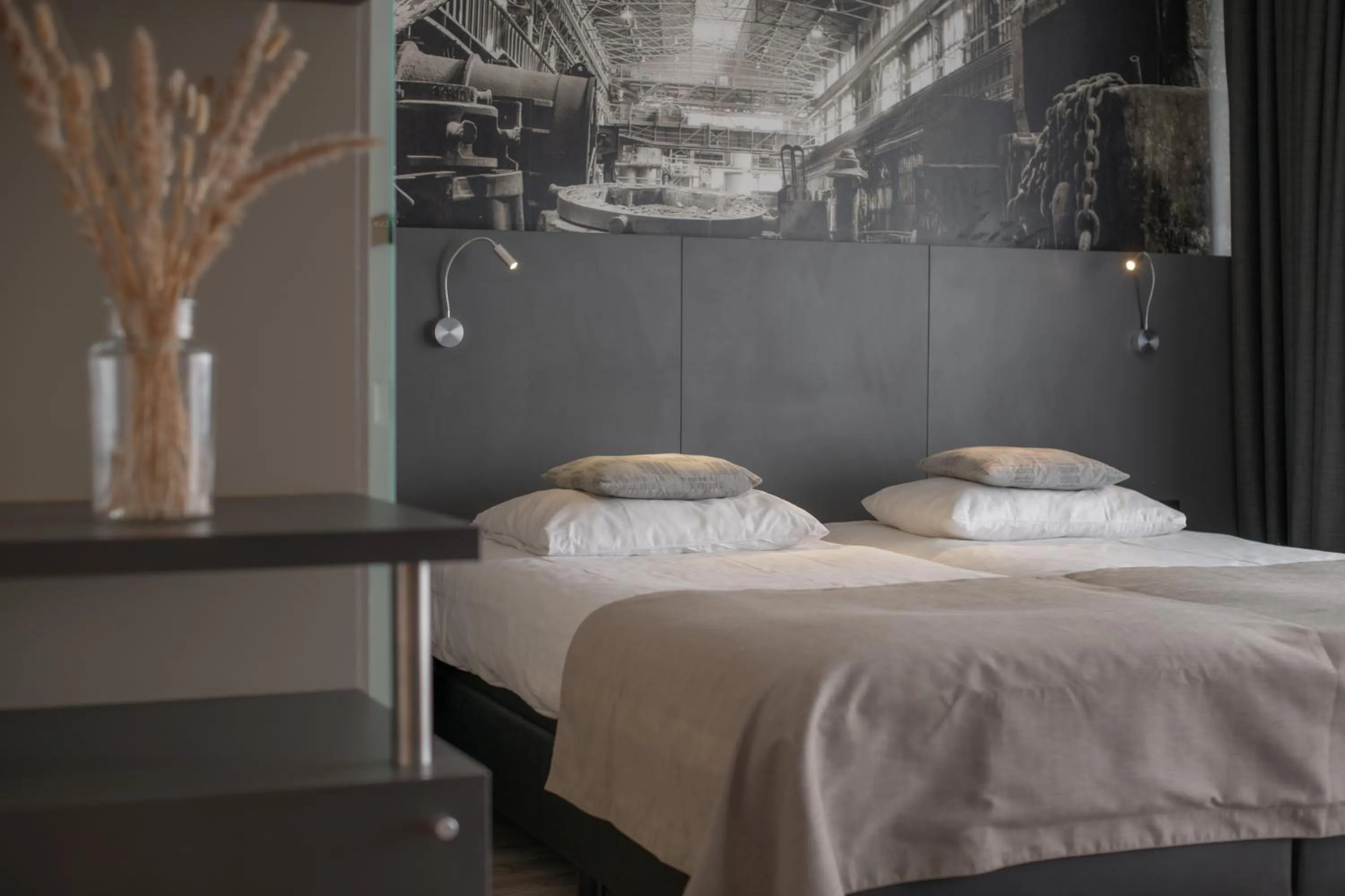 Bed in City hotel Terneuzen