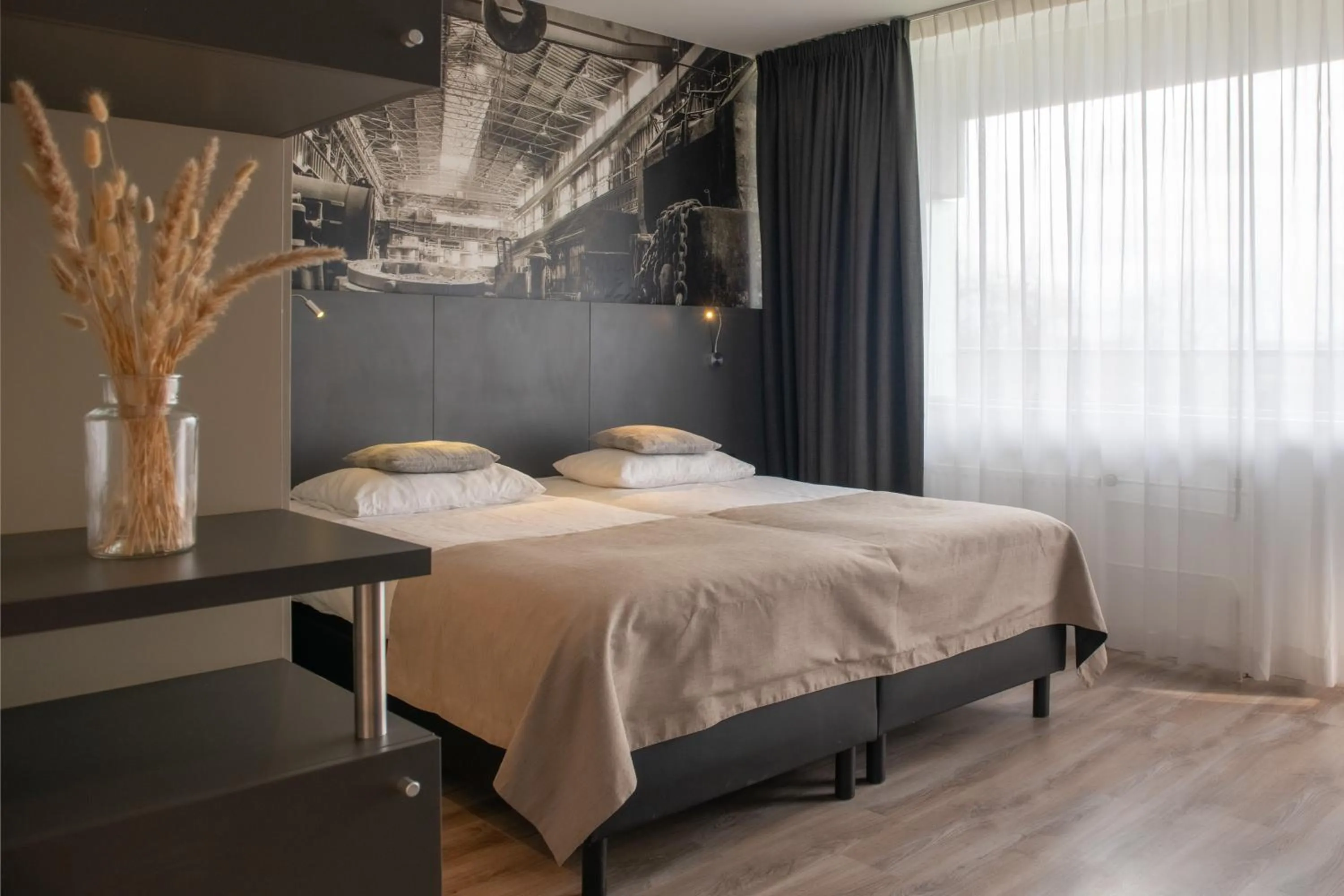 Bed in City hotel Terneuzen
