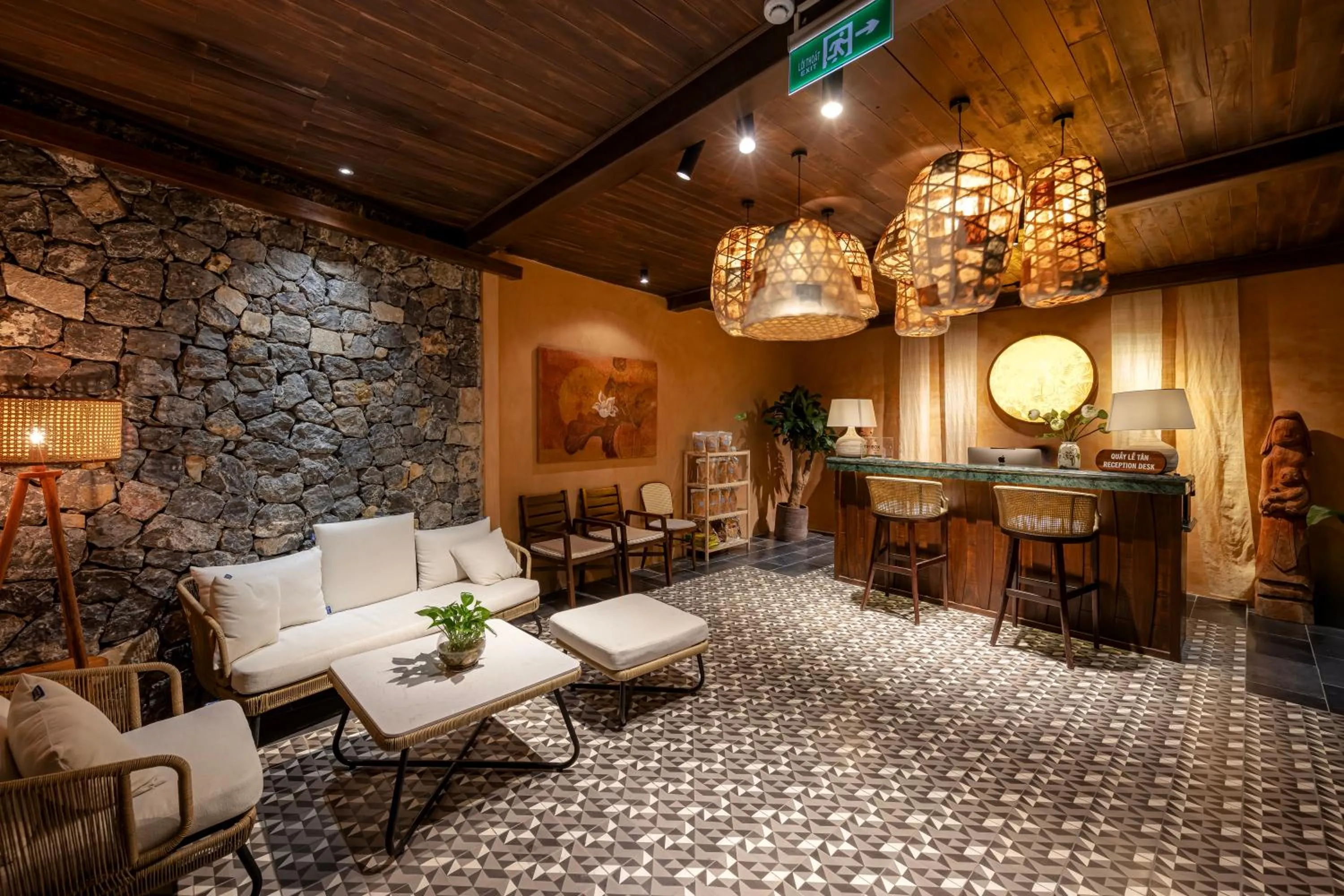 Living room in Tam Coc Retreat Ninh Binh