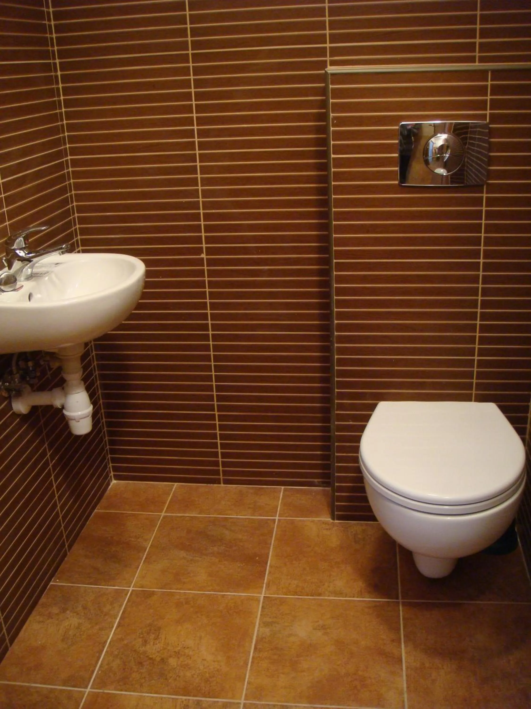 Toilet in Hostel Omega