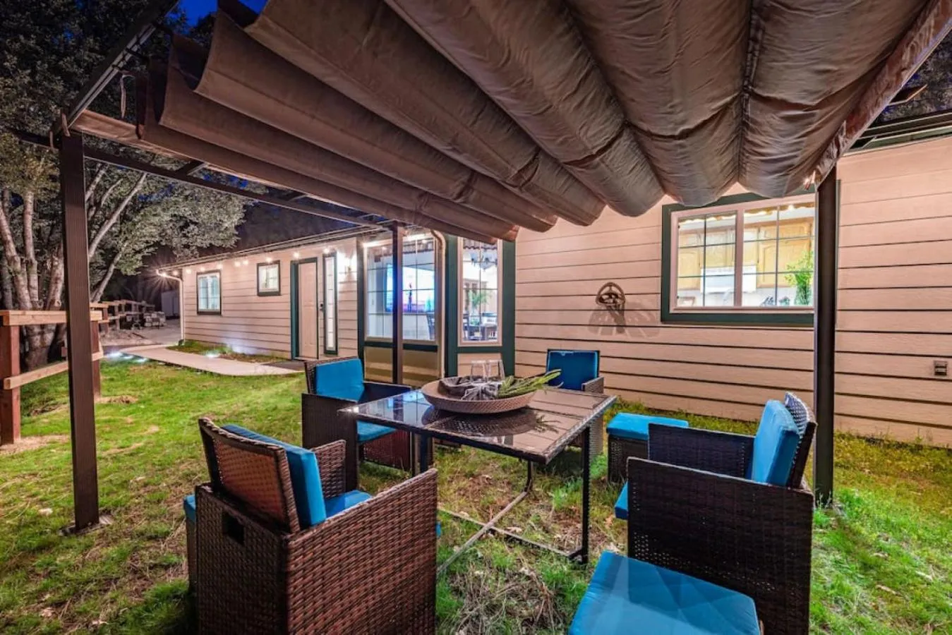 Garden in Manic Mountain Forest Cabin 3 miles from Bass Lake