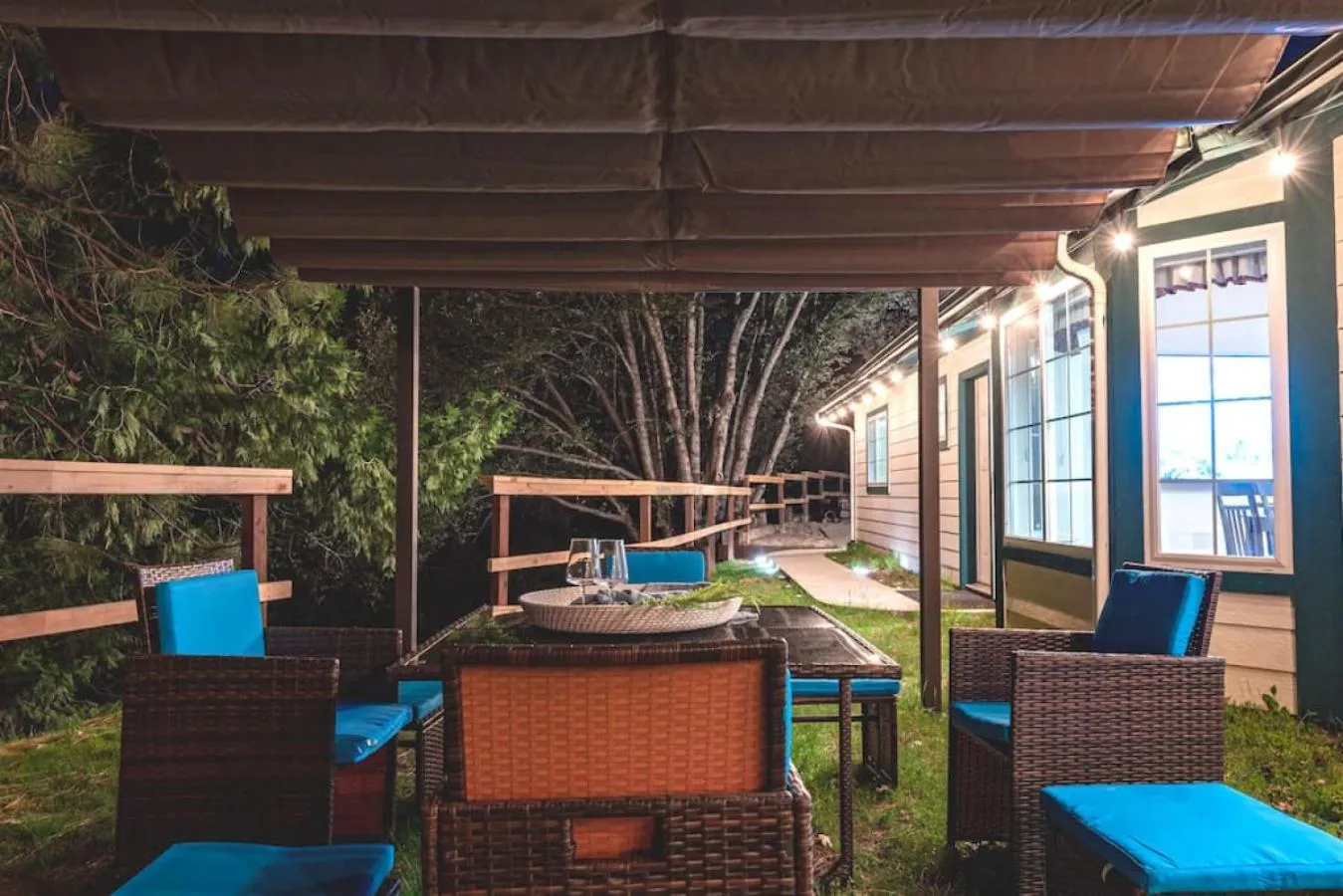 Garden in Manic Mountain Forest Cabin 3 miles from Bass Lake