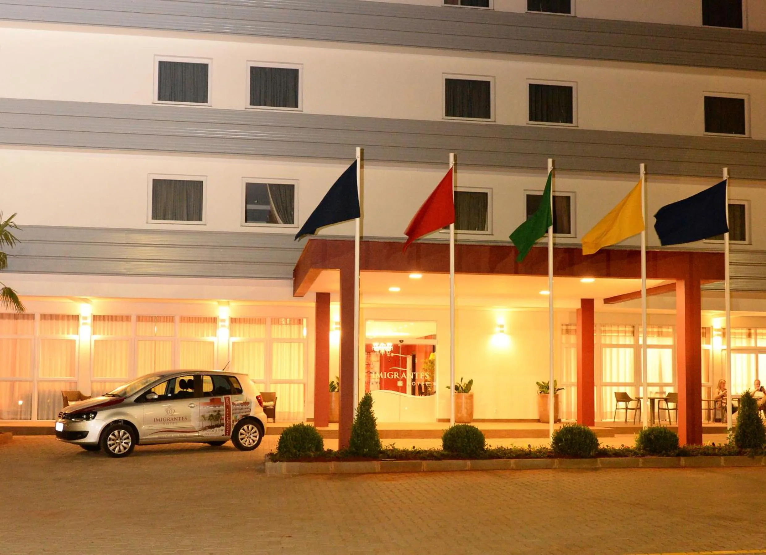 Facade/entrance in Imigrantes Hotel