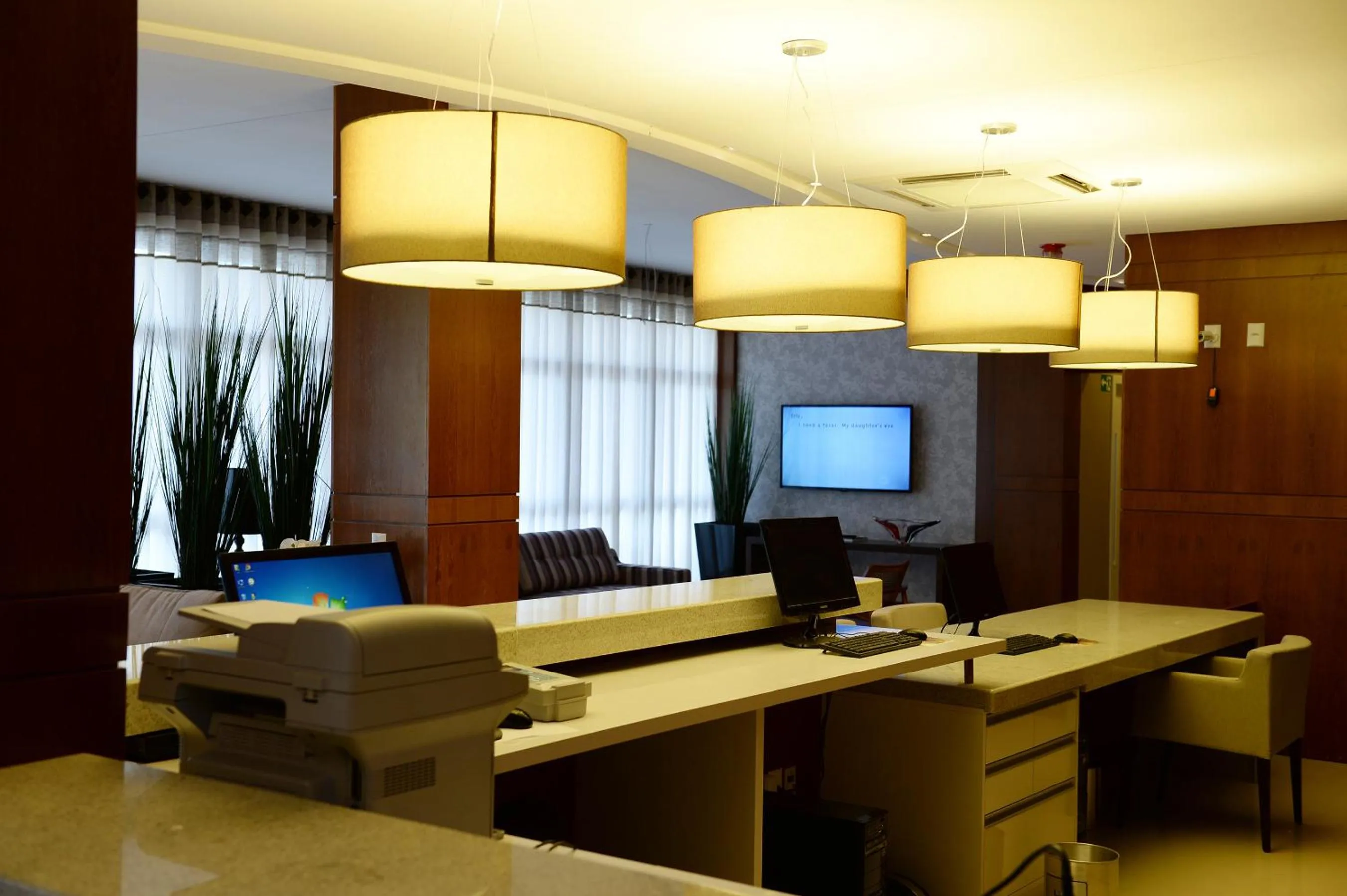 Lobby or reception in Imigrantes Hotel