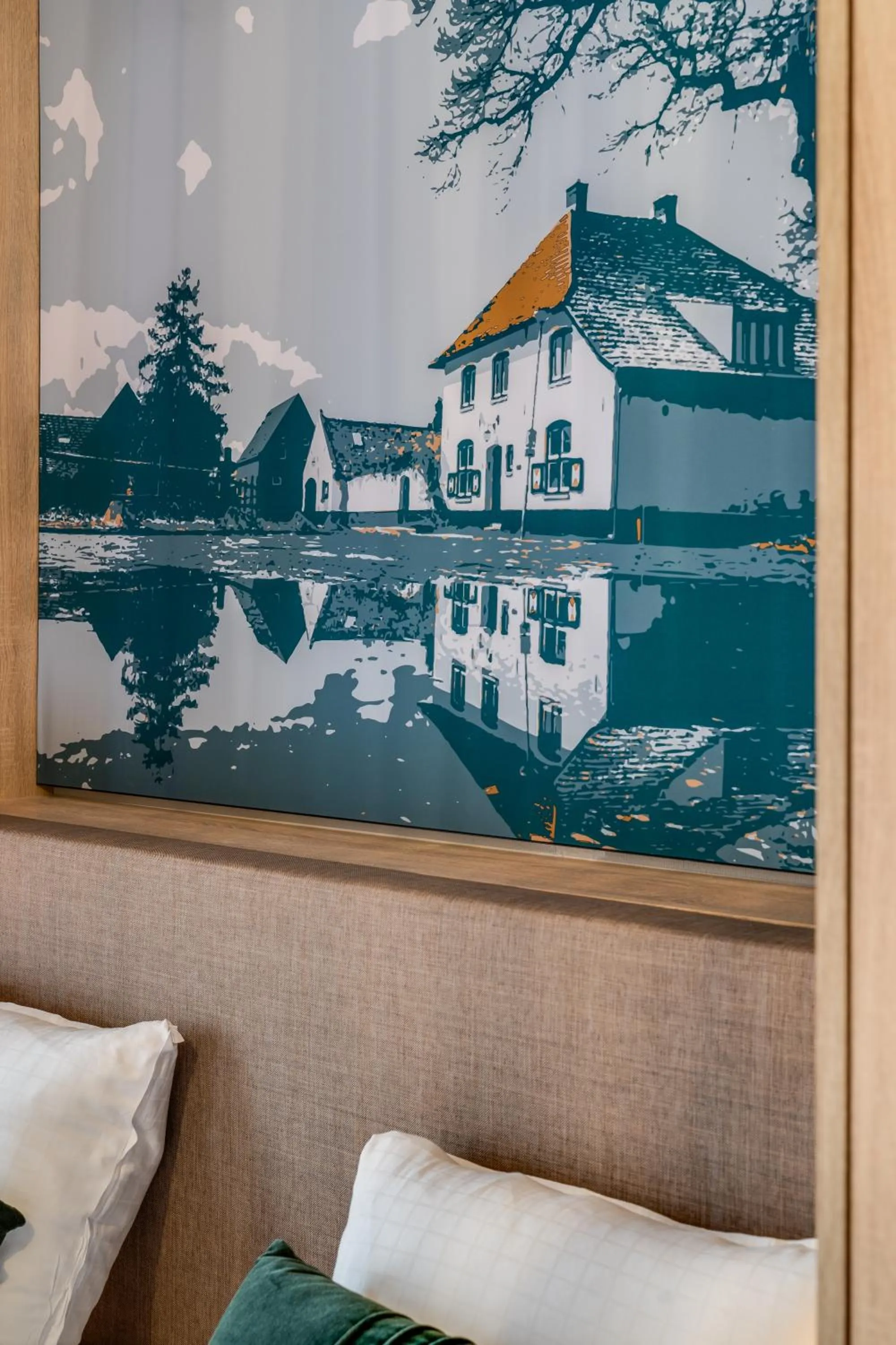 Natural landscape in Hoeve de Bongerd