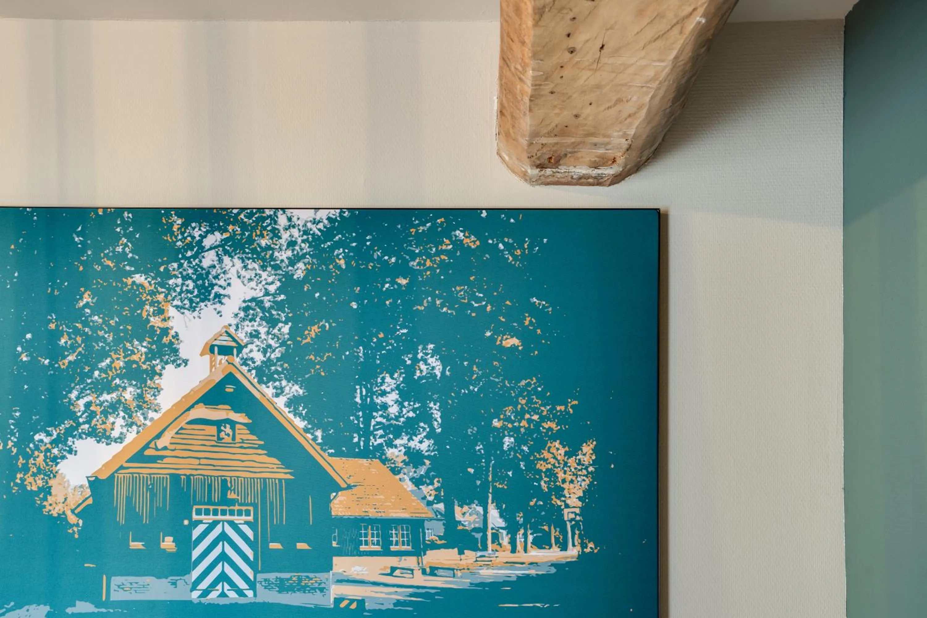 Decorative detail in Hoeve de Bongerd