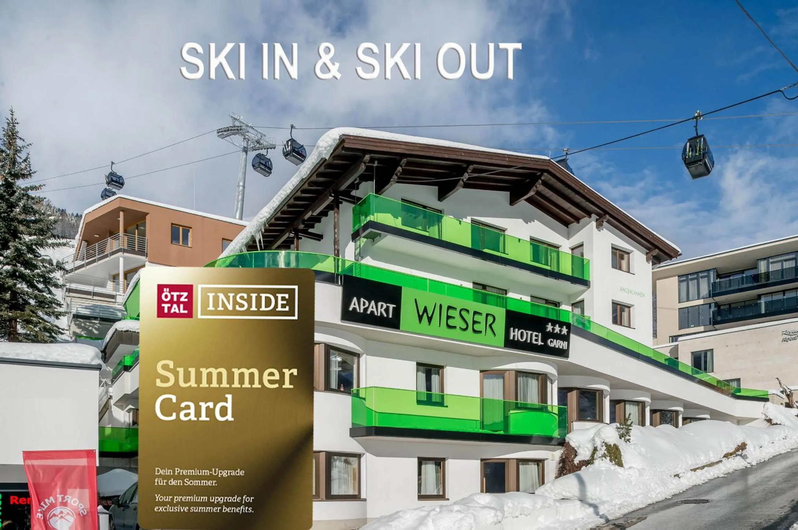 Property building in Apart Hotel Garni Wieser