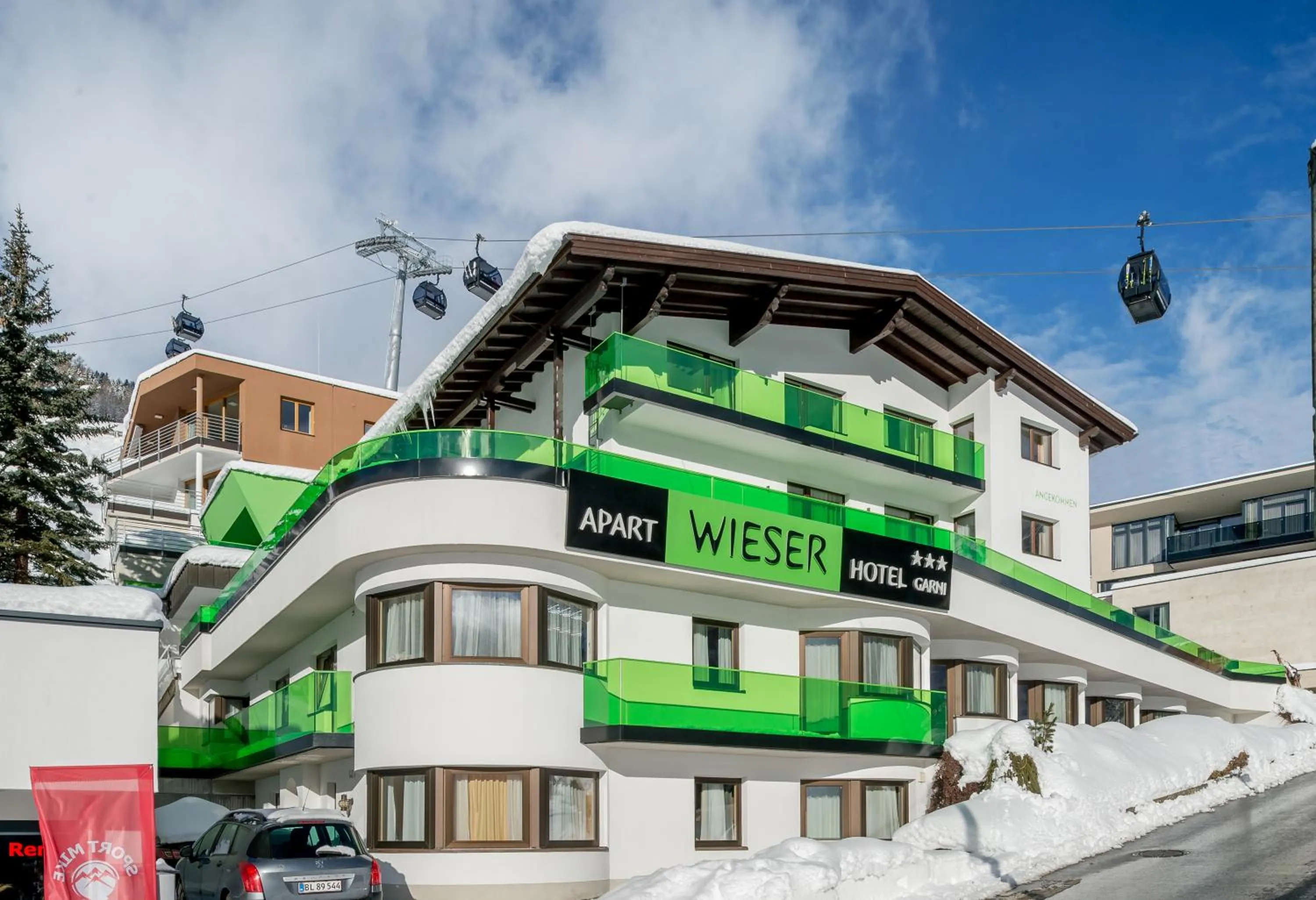 Property building in Apart Hotel Garni Wieser