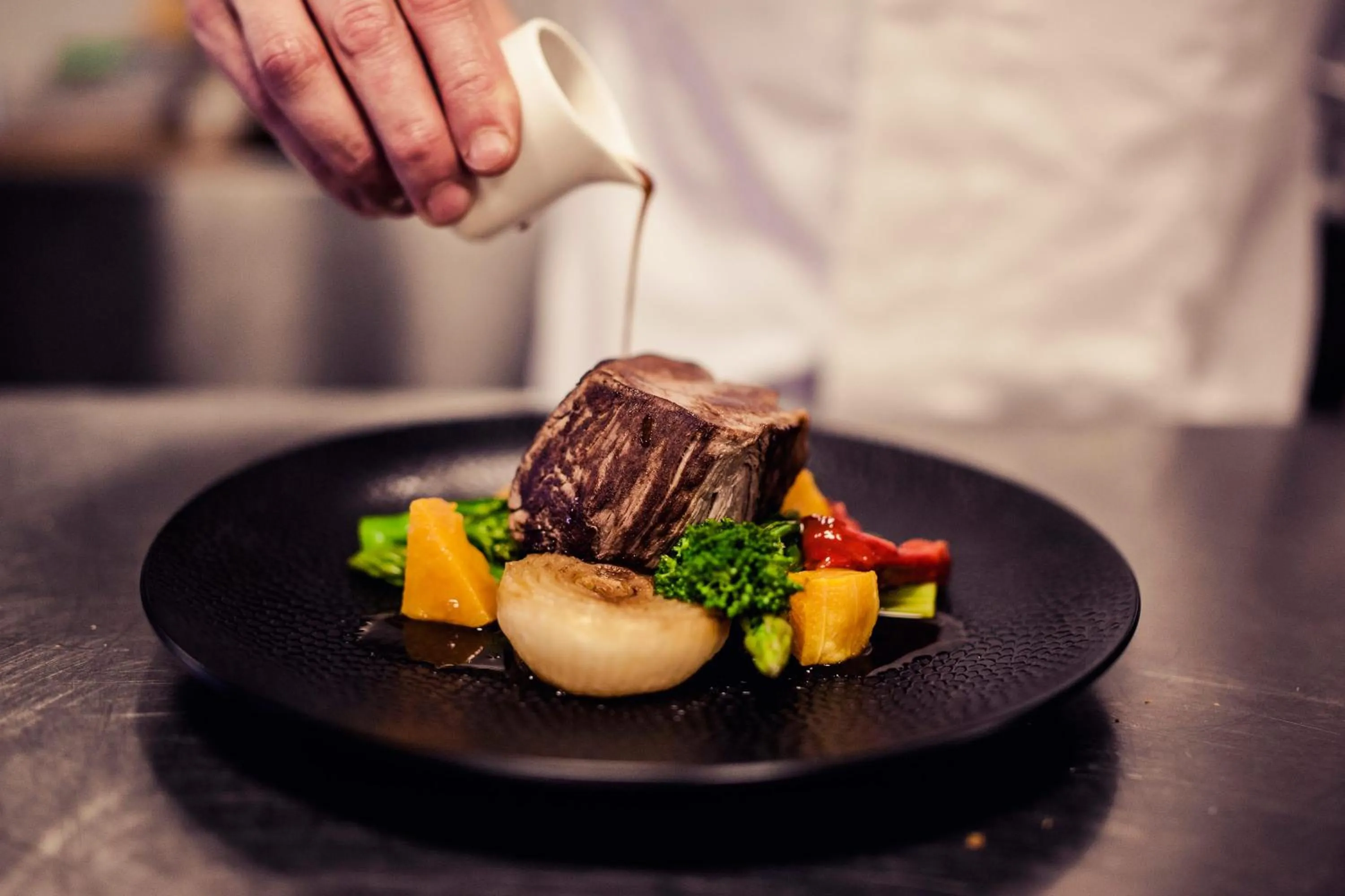 Food close-up in Delta Hotel