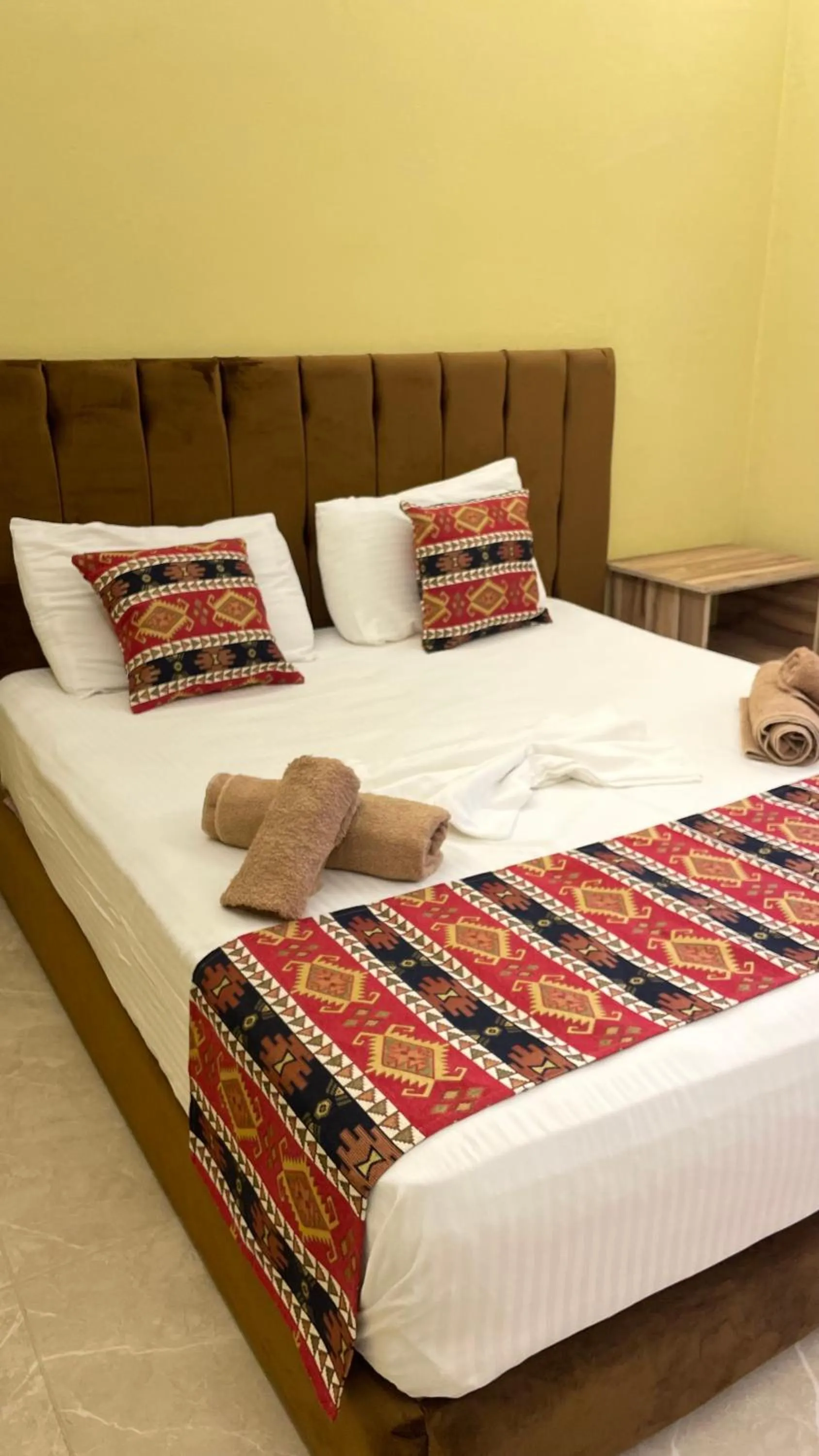 Bedroom, Bed in TE BUJTINA HOTEL- Cozy Stay with Traditional Breakfast Near Beach