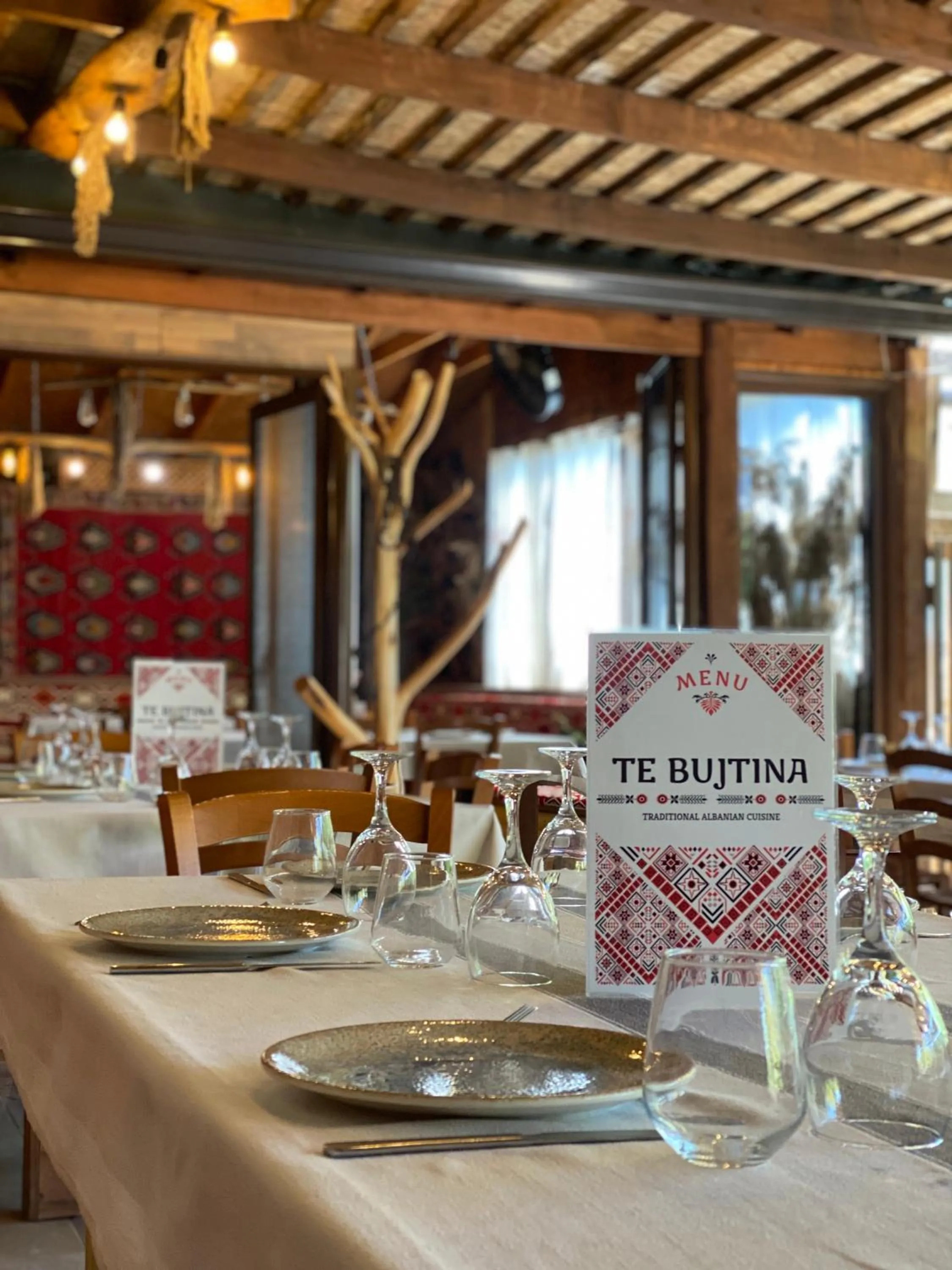 Restaurant/places to eat in TE BUJTINA HOTEL- Cozy Stay with Traditional Breakfast Near Beach