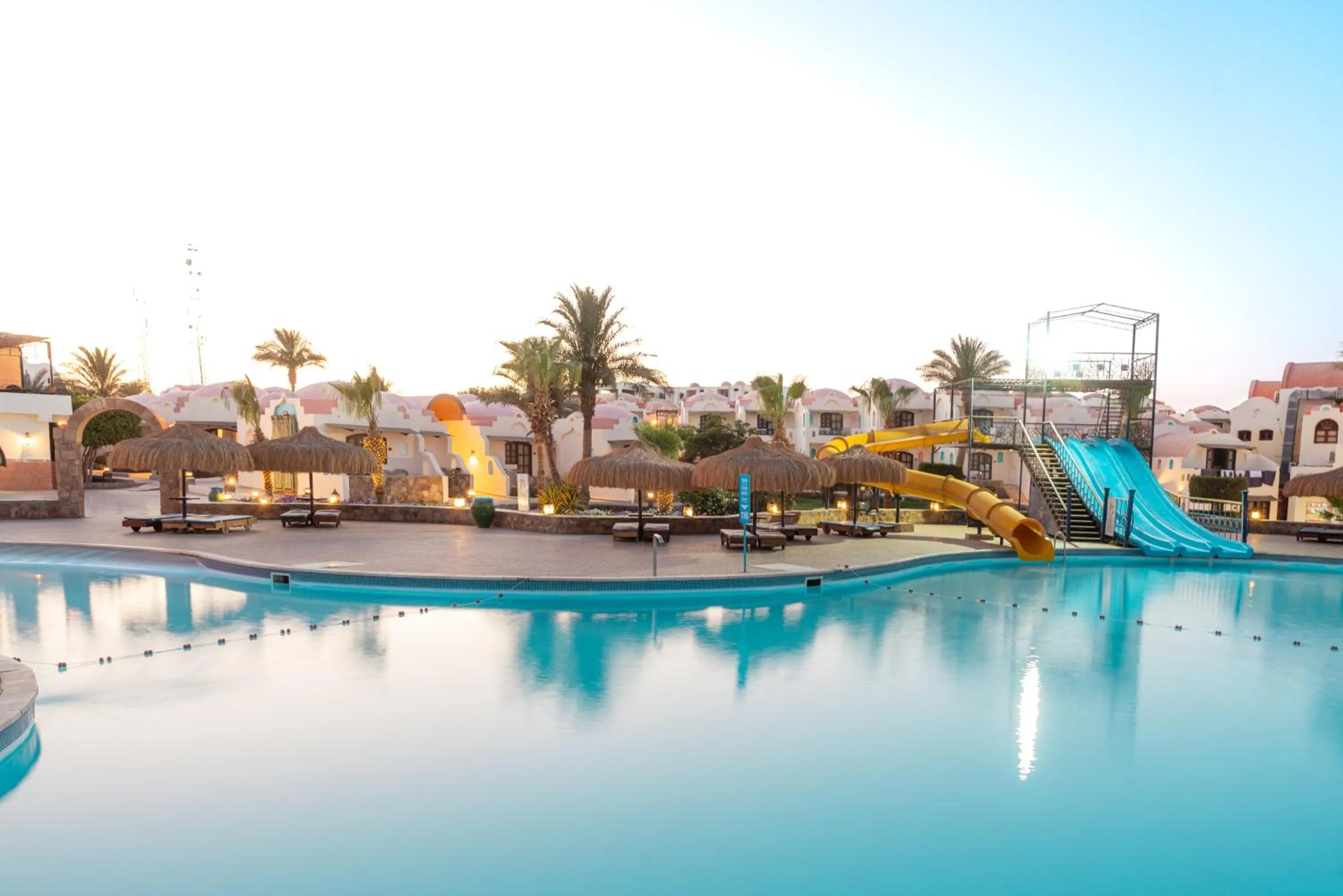 Aqua park in Protels Crystal Beach Resort