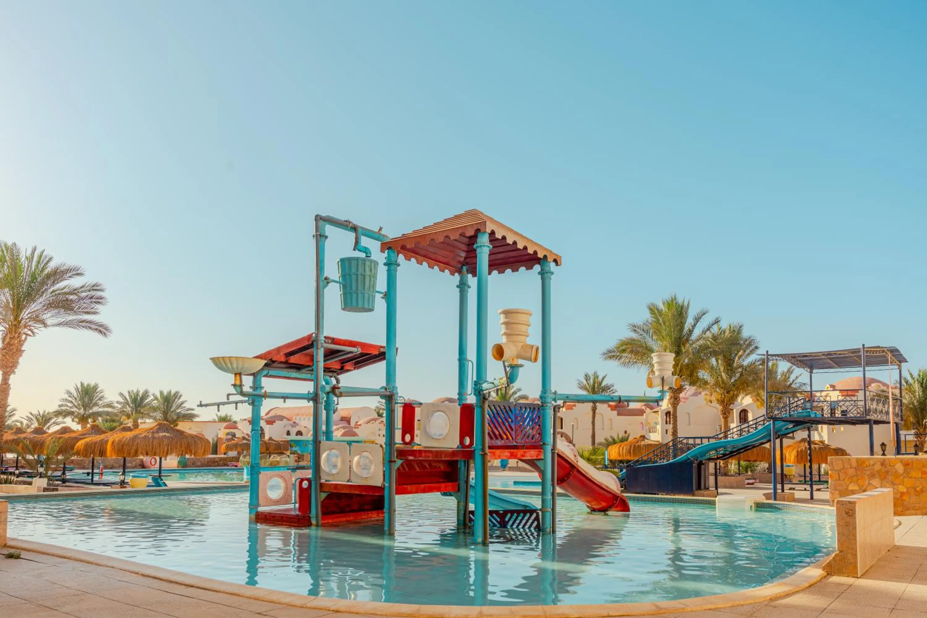 Aqua park in Protels Crystal Beach Resort