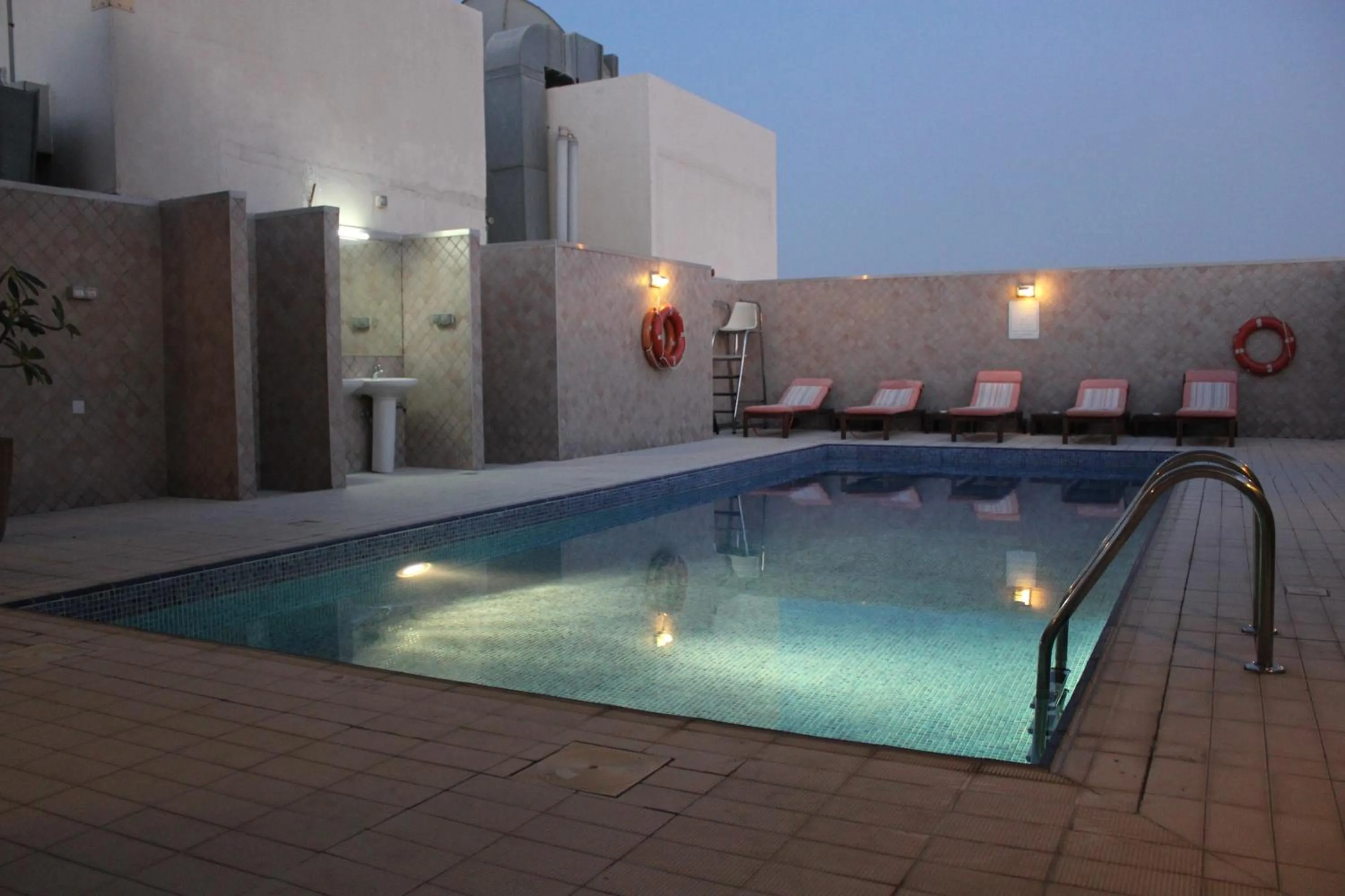 Pool view in Boulevard City Suites Hotel Apartments