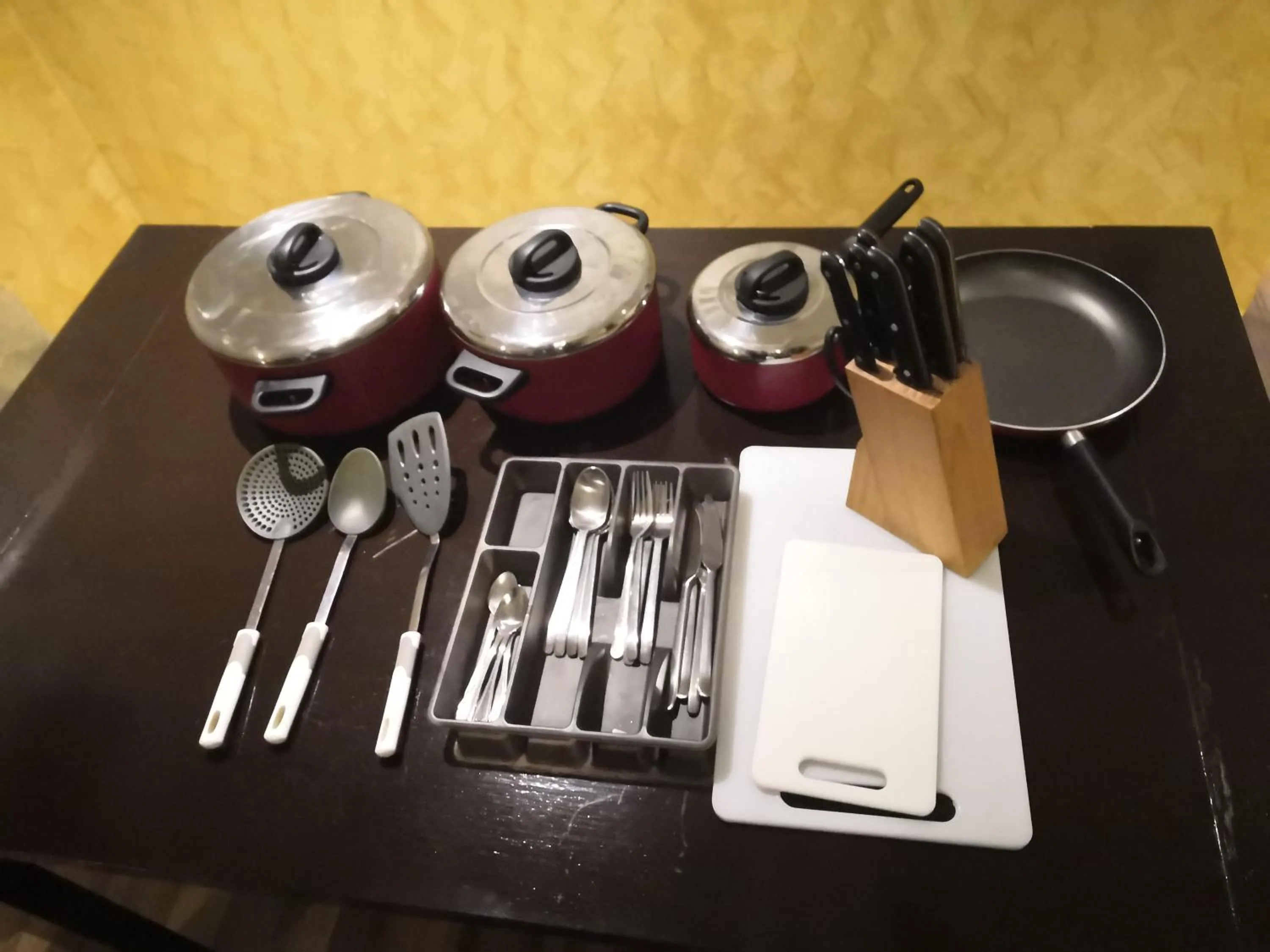 Kitchen or kitchenette in Boulevard City Suites Hotel Apartments