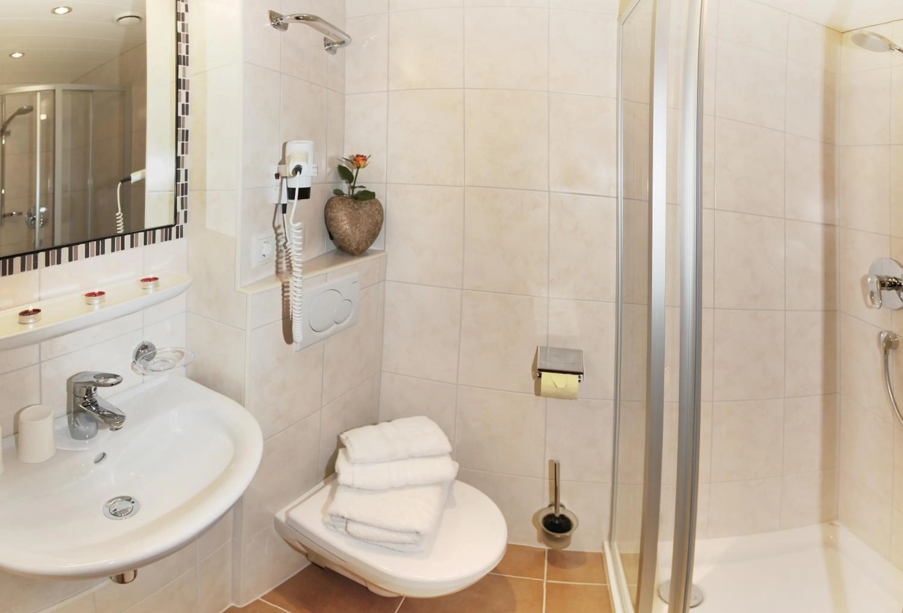 Shower in Appartement Gästehaus Aloisia