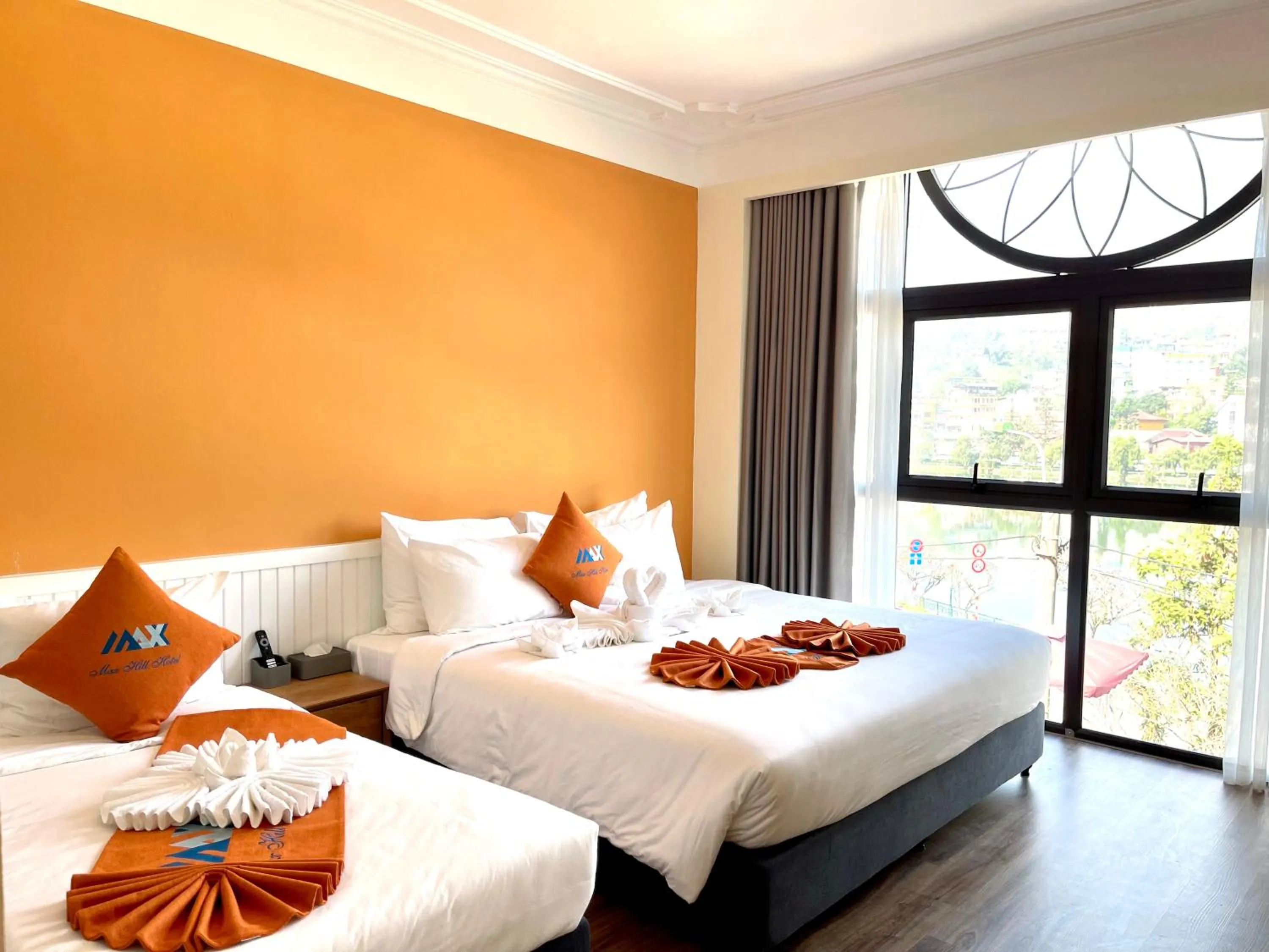 Bed in Sapa Legacy Hotel