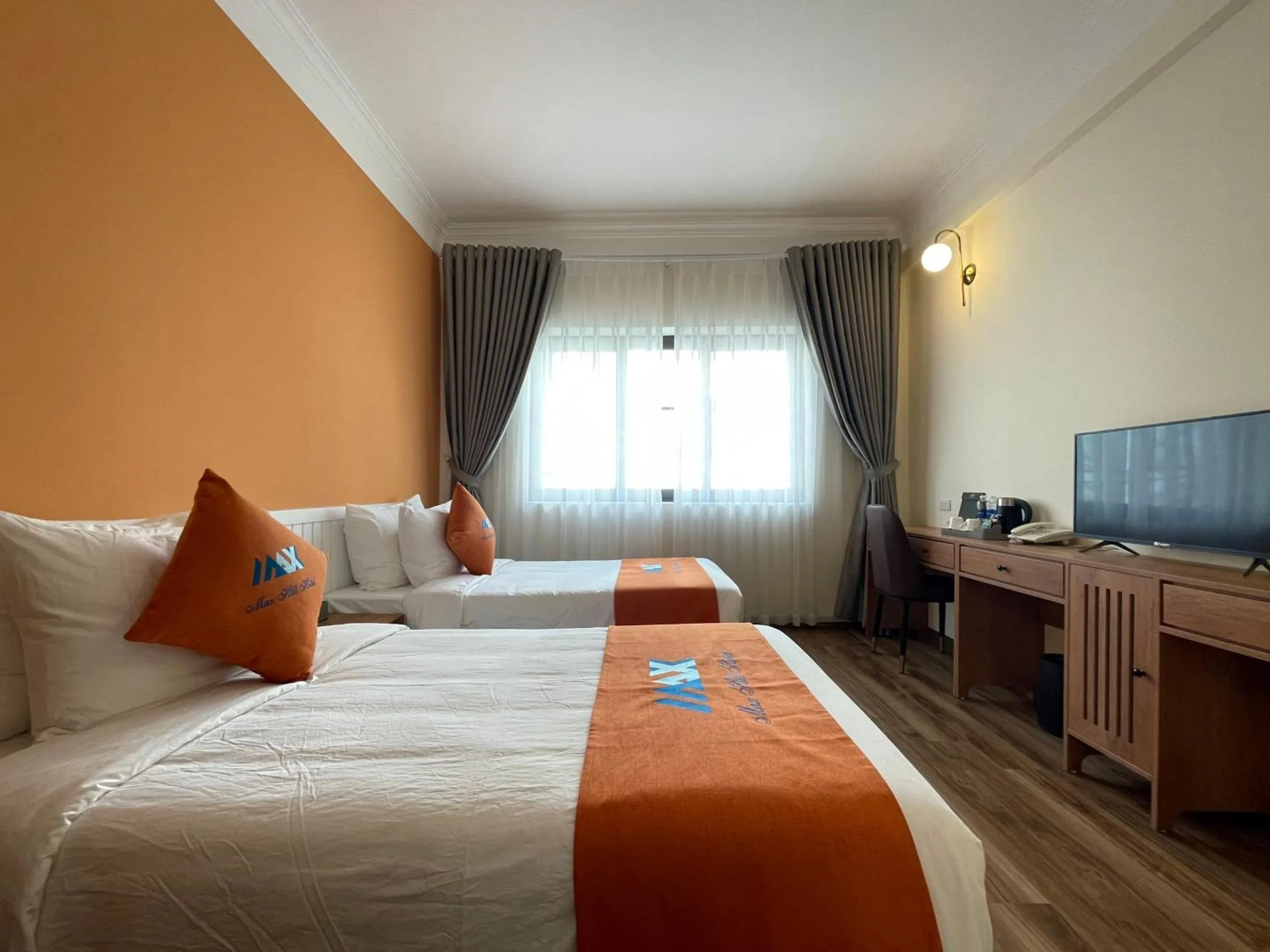 Bed in Sapa Legacy Hotel