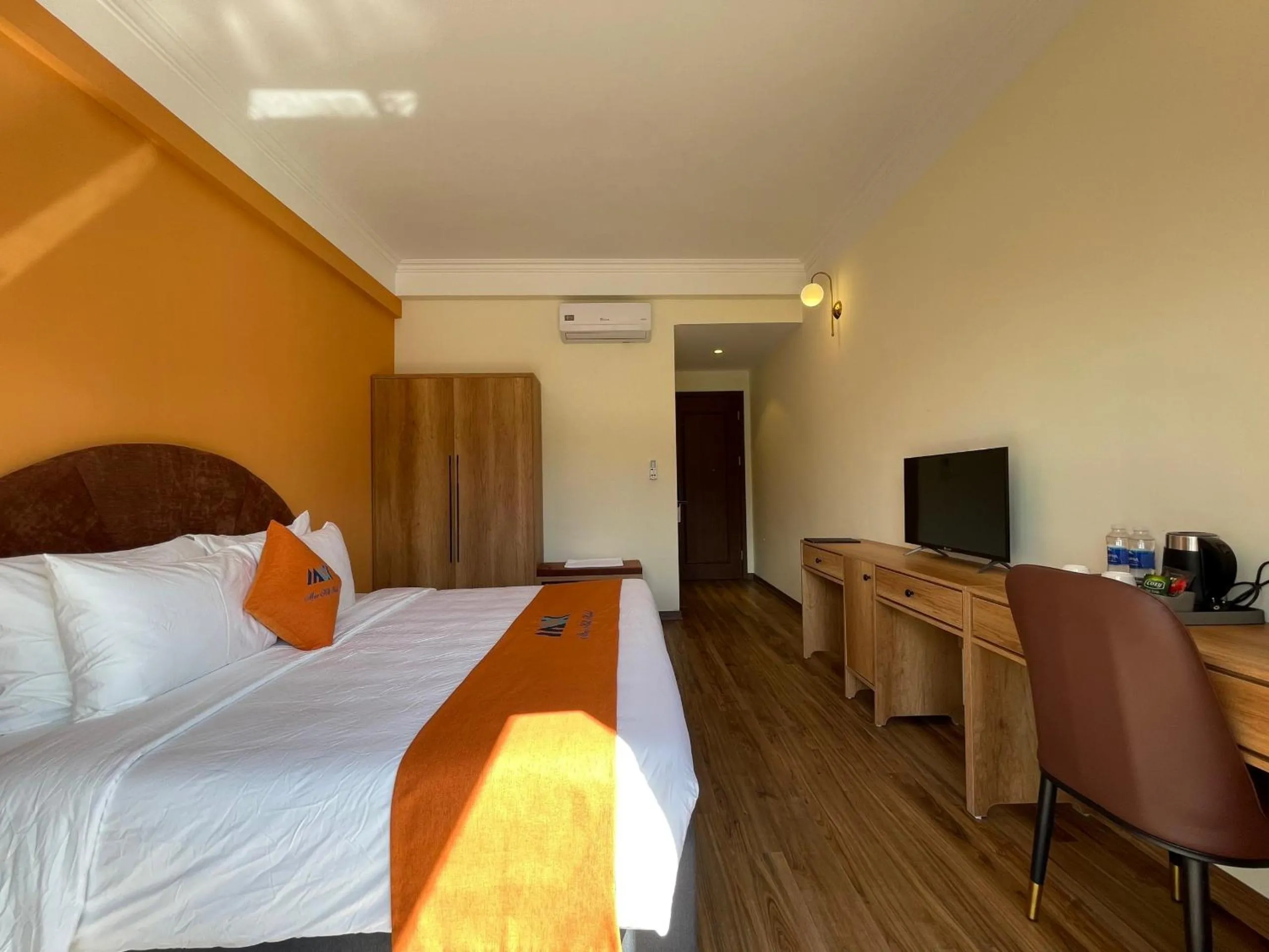 Bed in Sapa Legacy Hotel