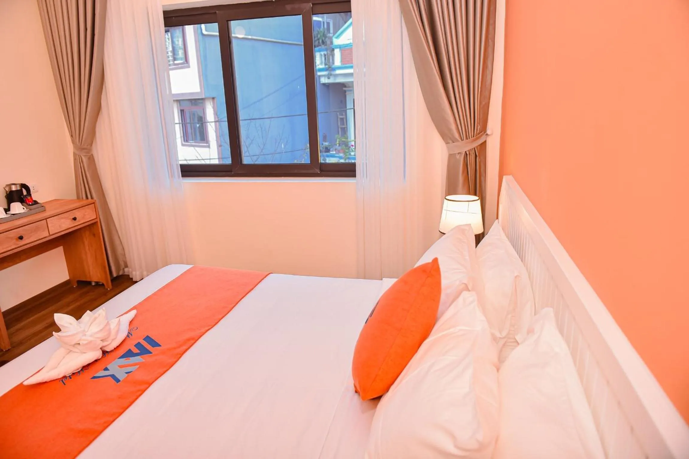 Bed in Sapa Legacy Hotel