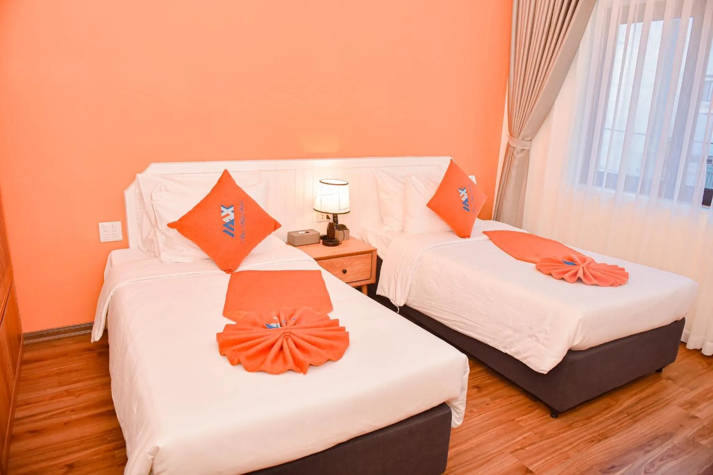 Bed in Sapa Legacy Hotel