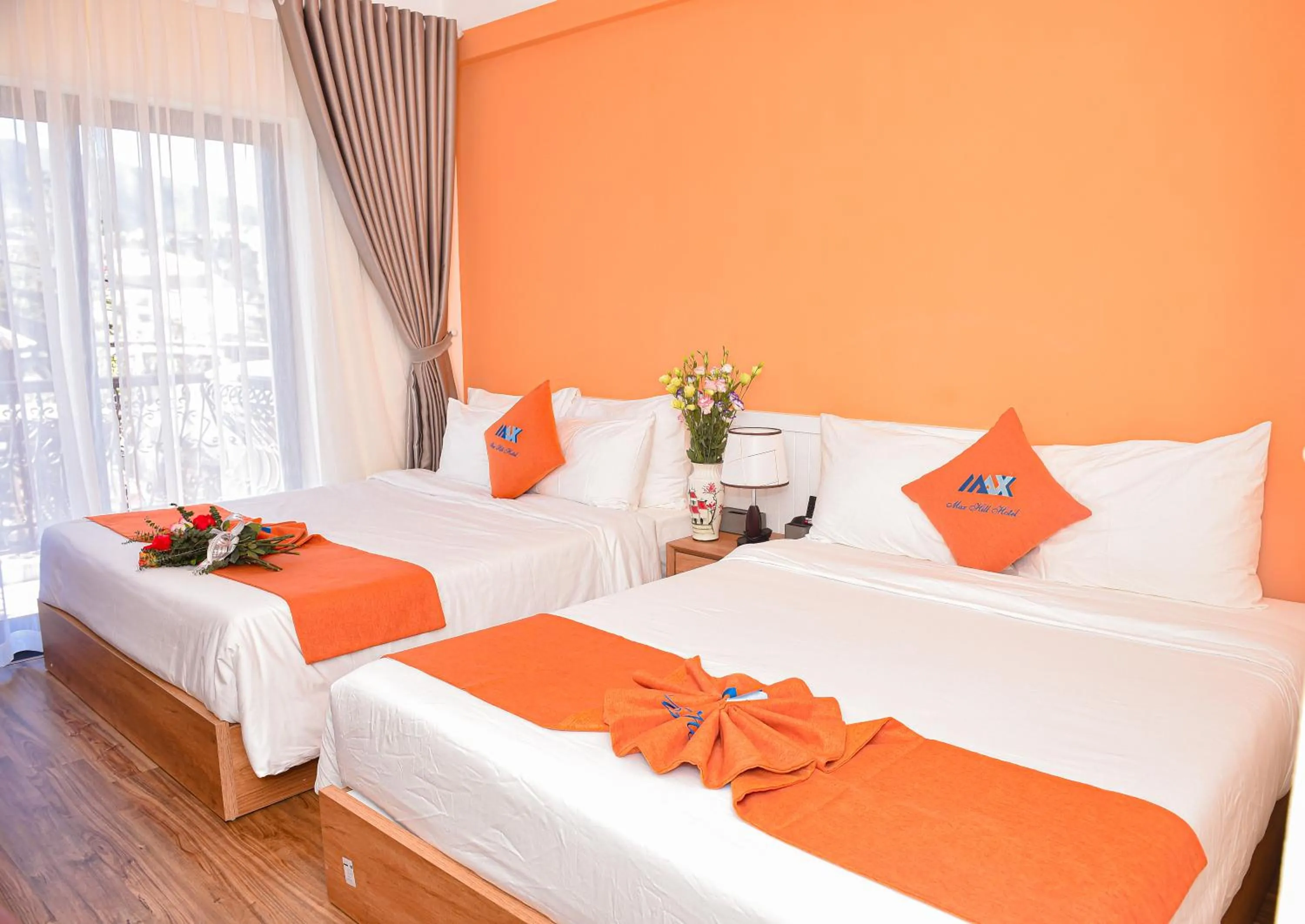 Bed in Sapa Legacy Hotel