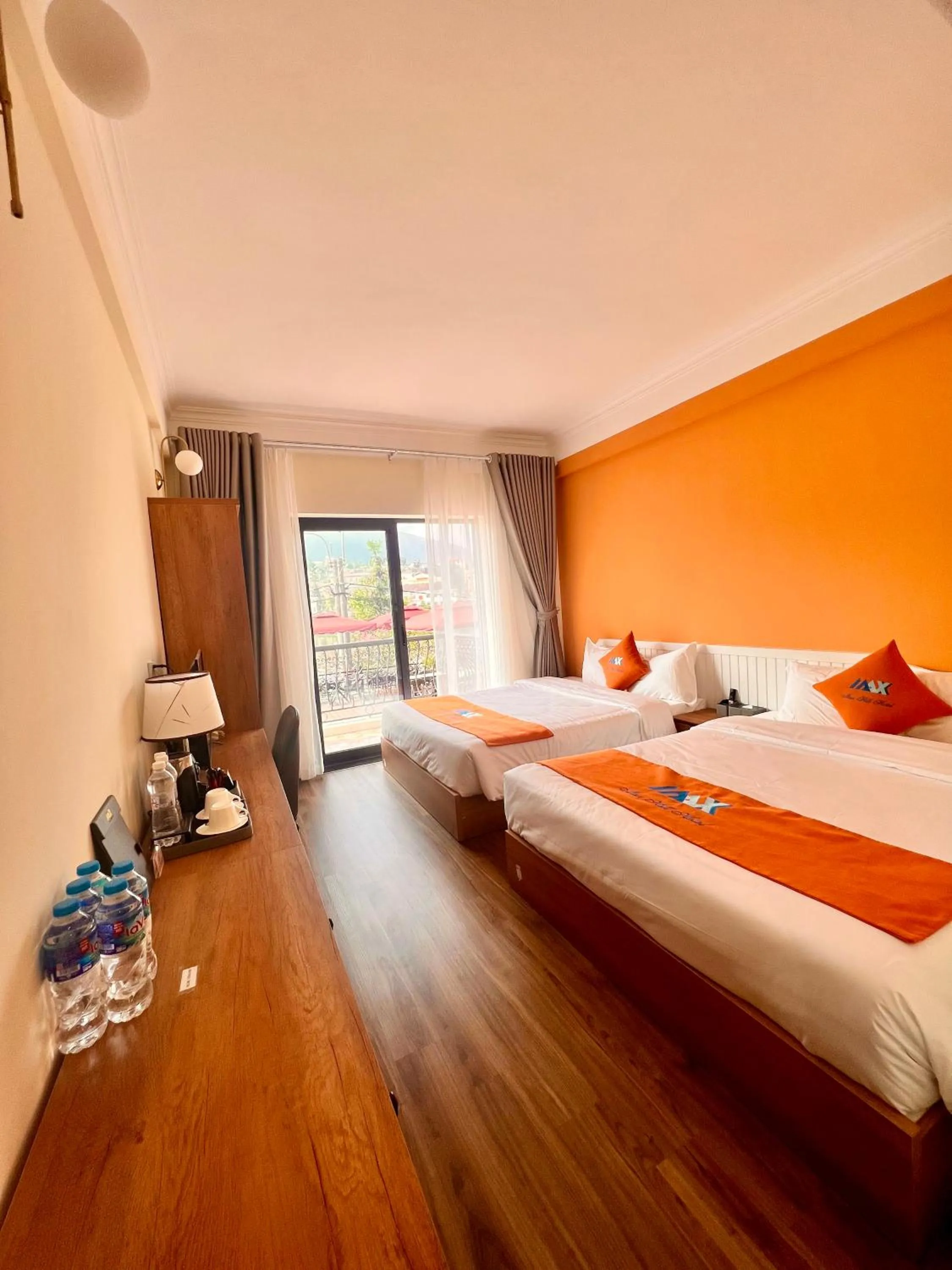 Bed in Sapa Legacy Hotel