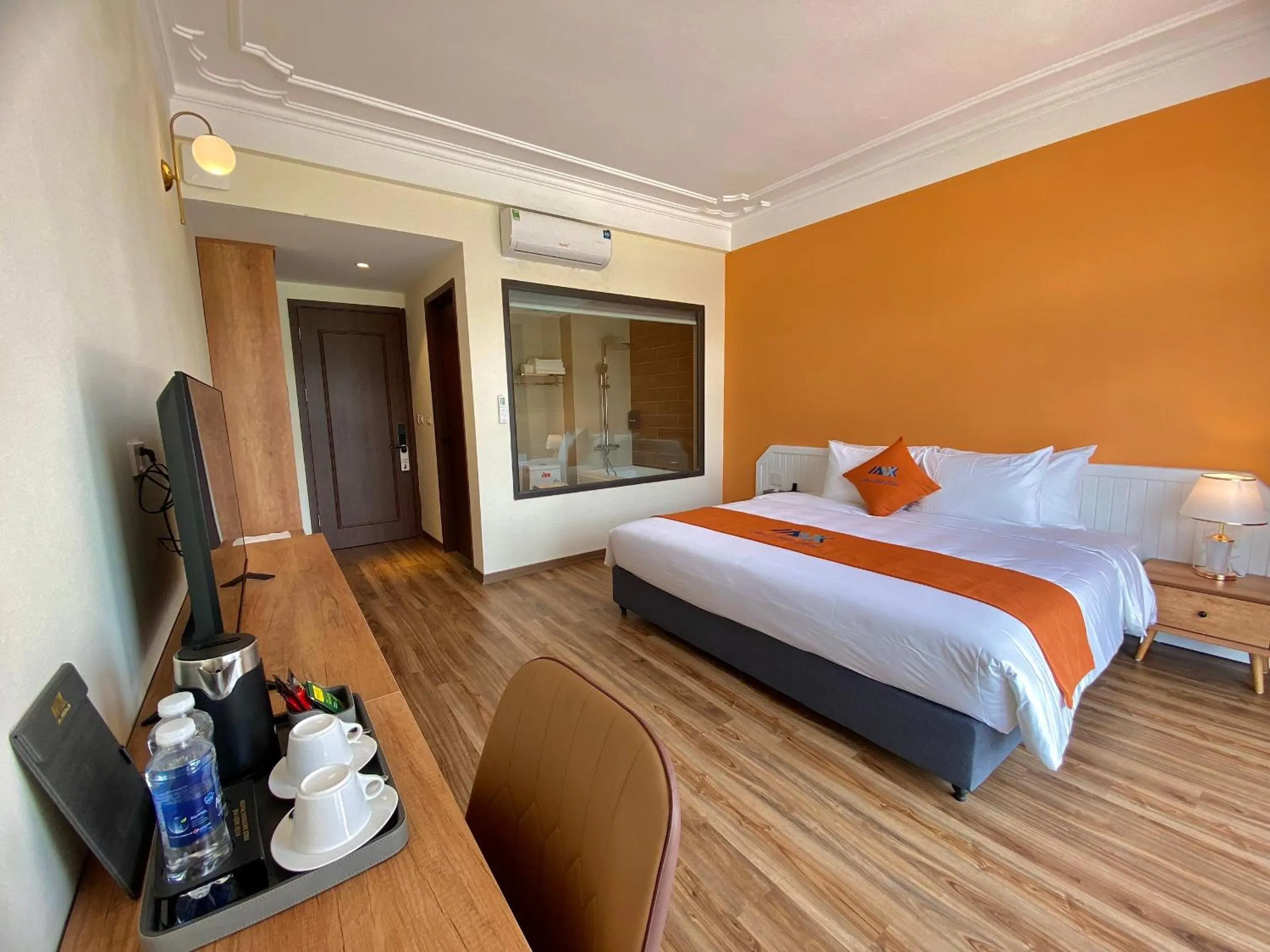 Bed in Sapa Legacy Hotel