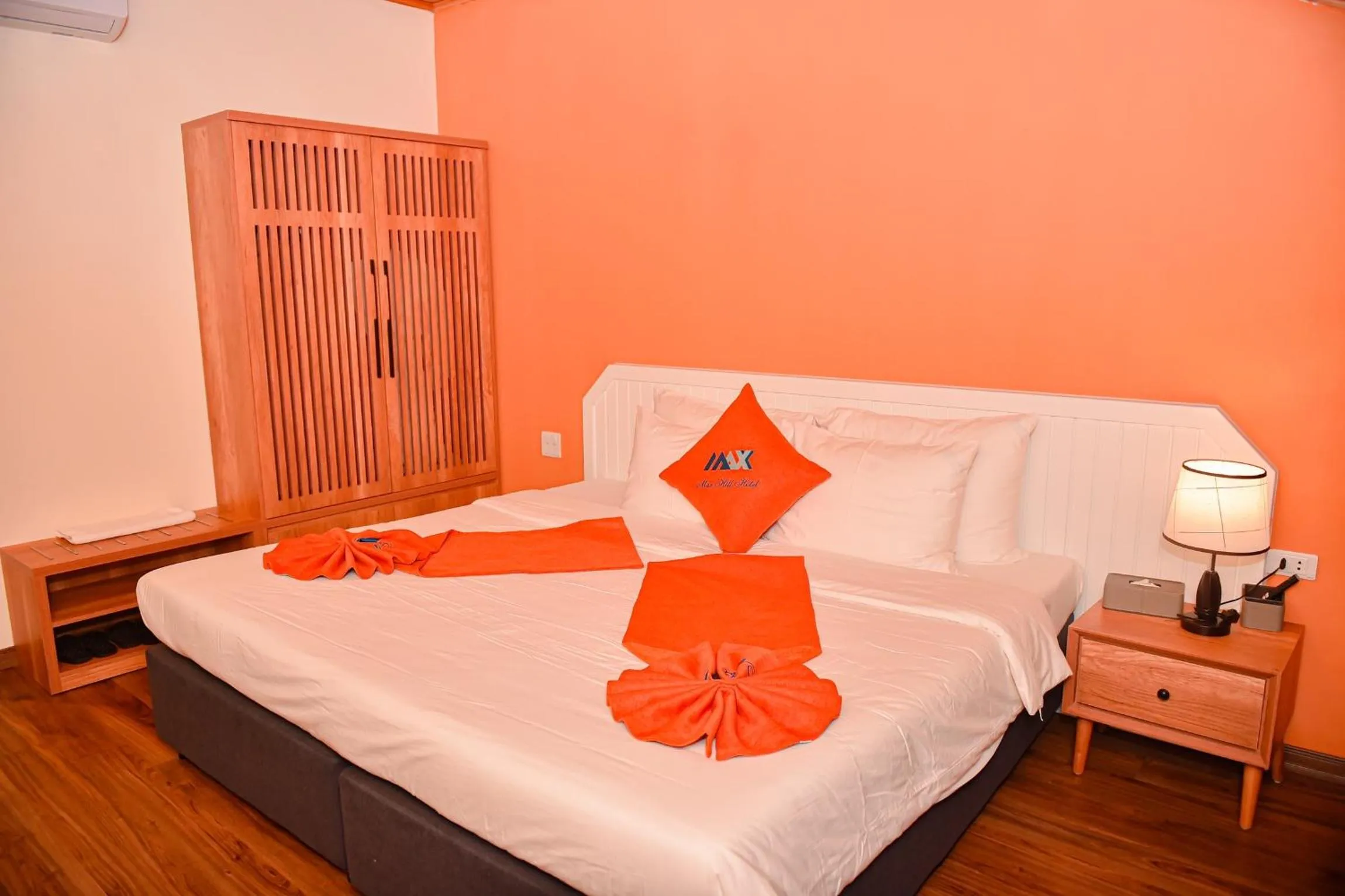 Bed in Sapa Legacy Hotel