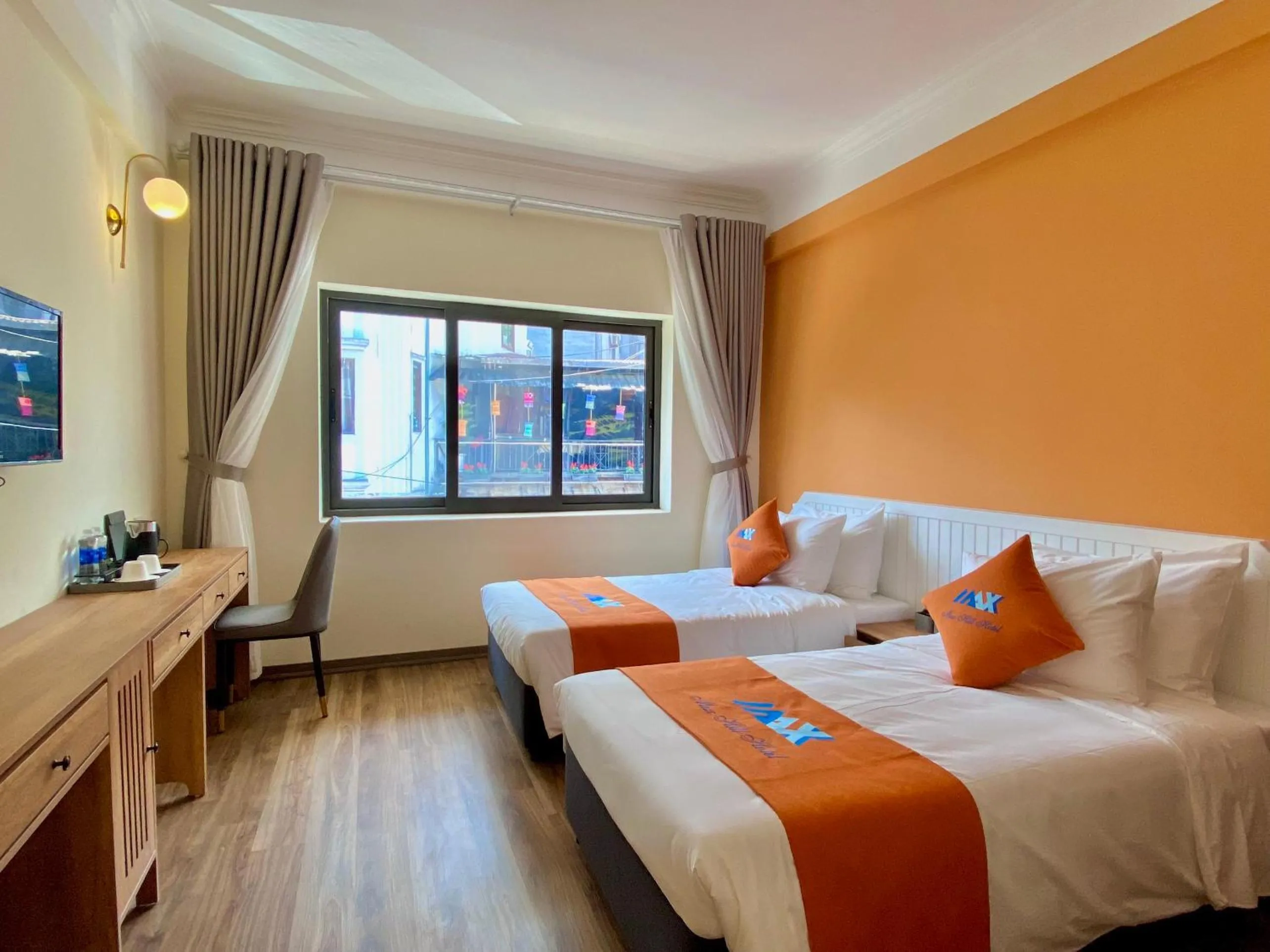 Bed in Sapa Legacy Hotel