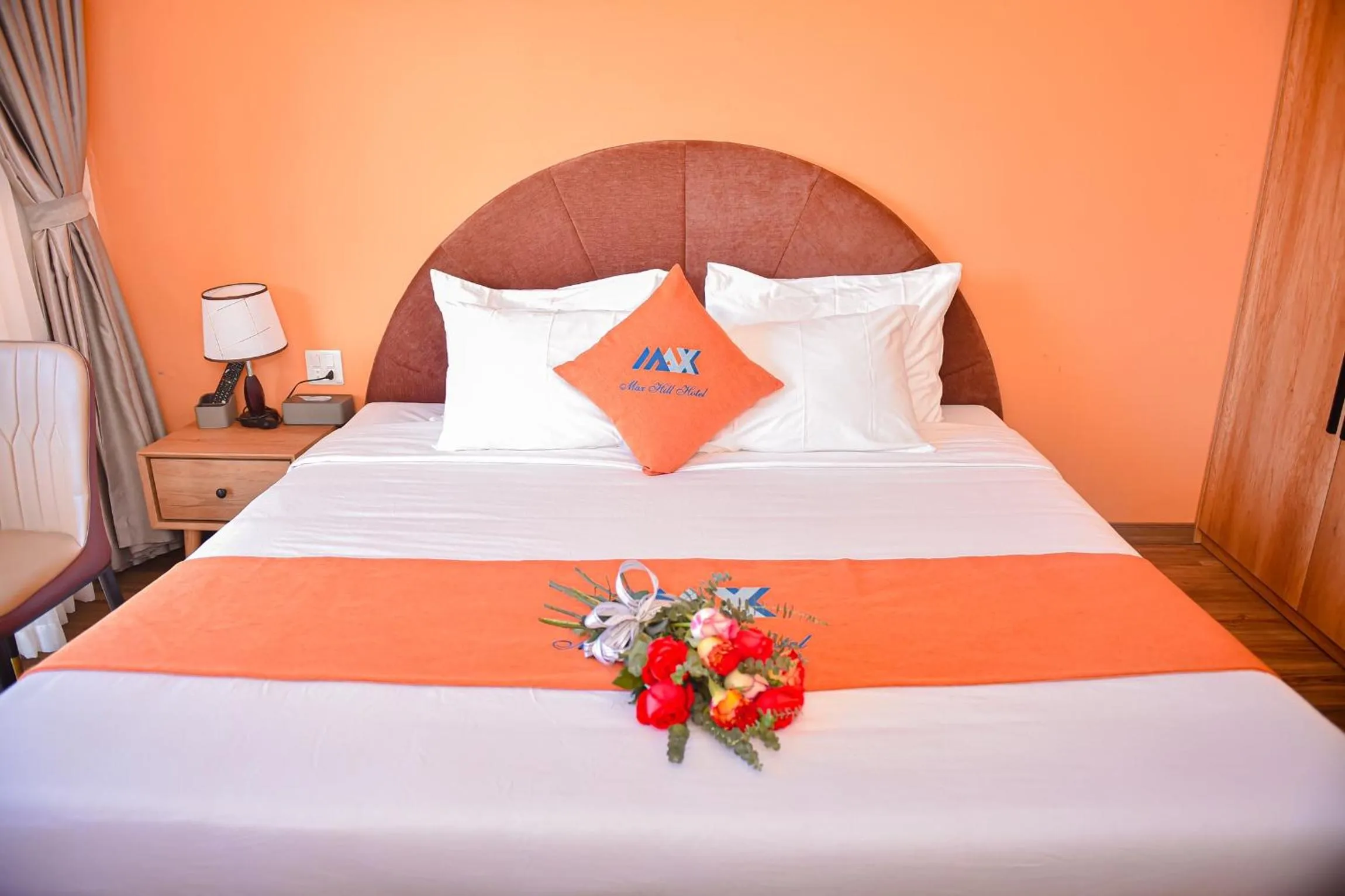 Bed in Sapa Legacy Hotel