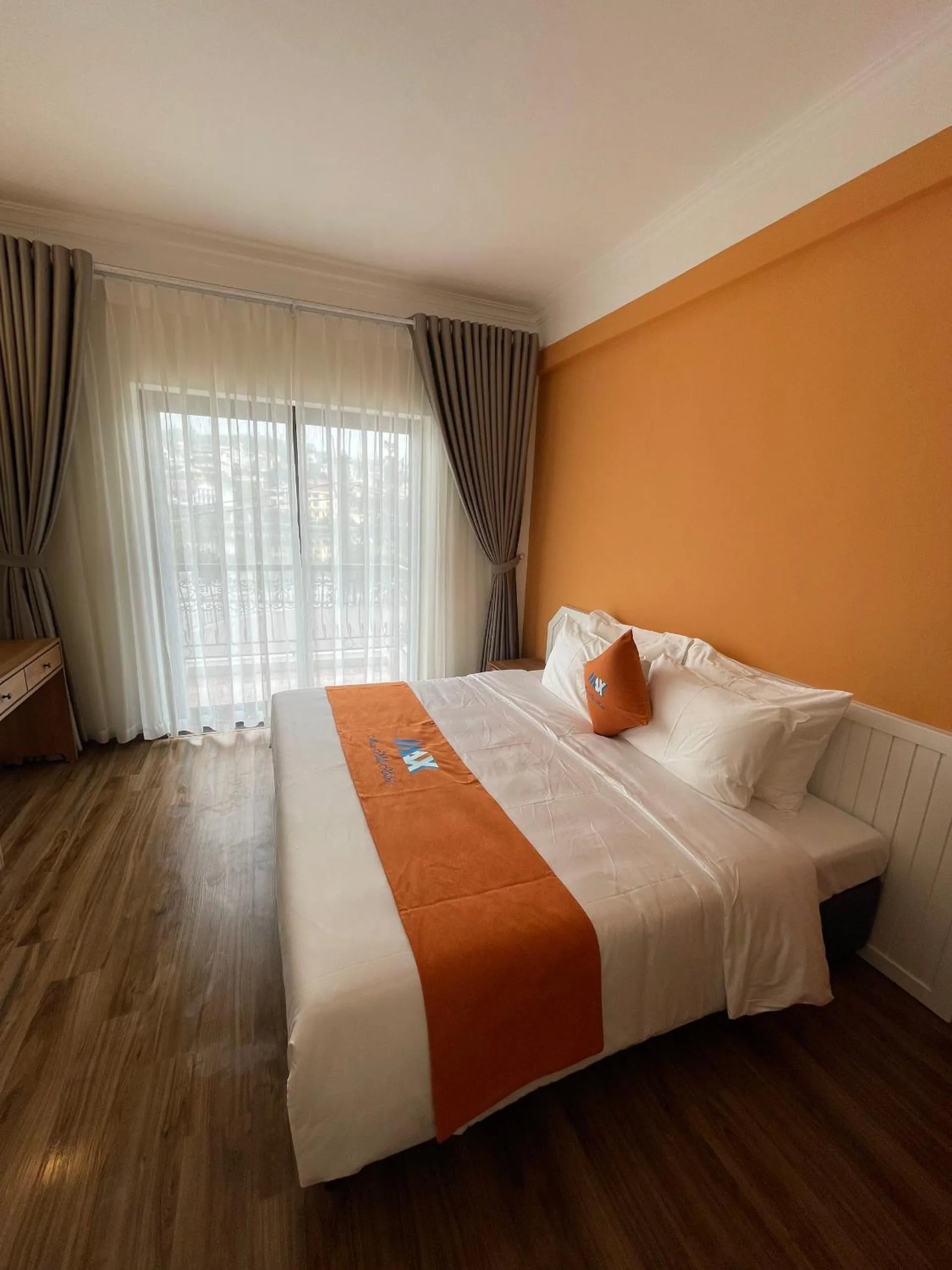 Bed in Sapa Legacy Hotel