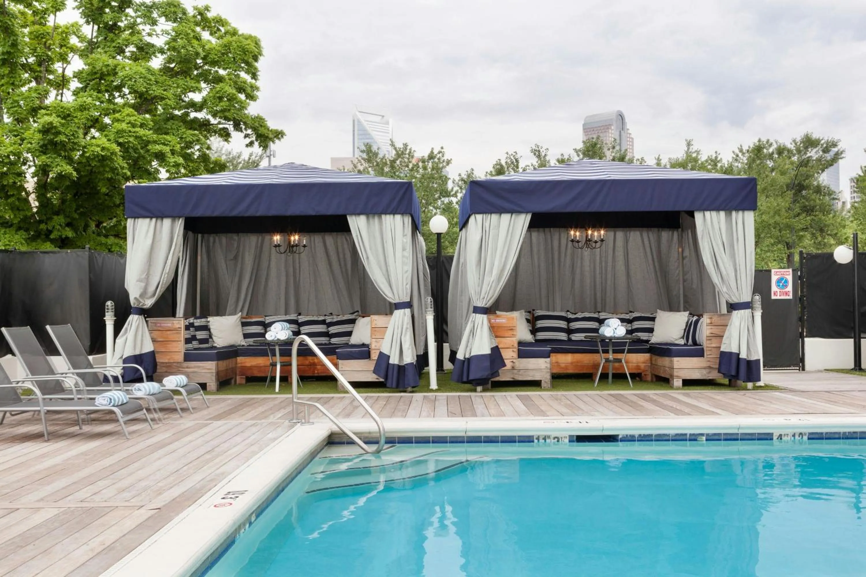 Swimming pool in Le Meridien Charlotte