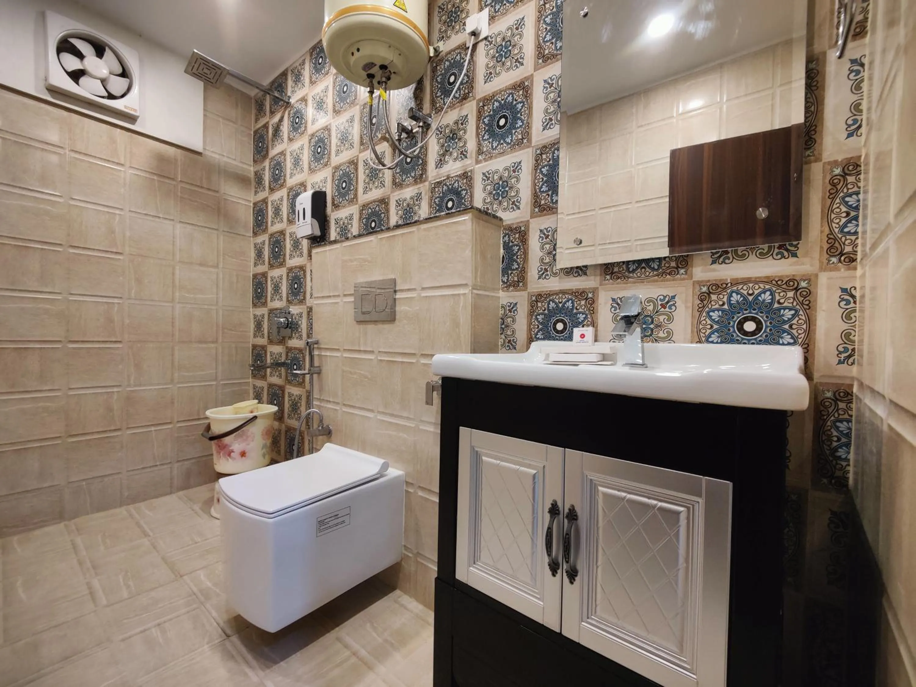 Toilet in Hotel Mandi Heights - Bar, Fine Dining & Banquet Hall