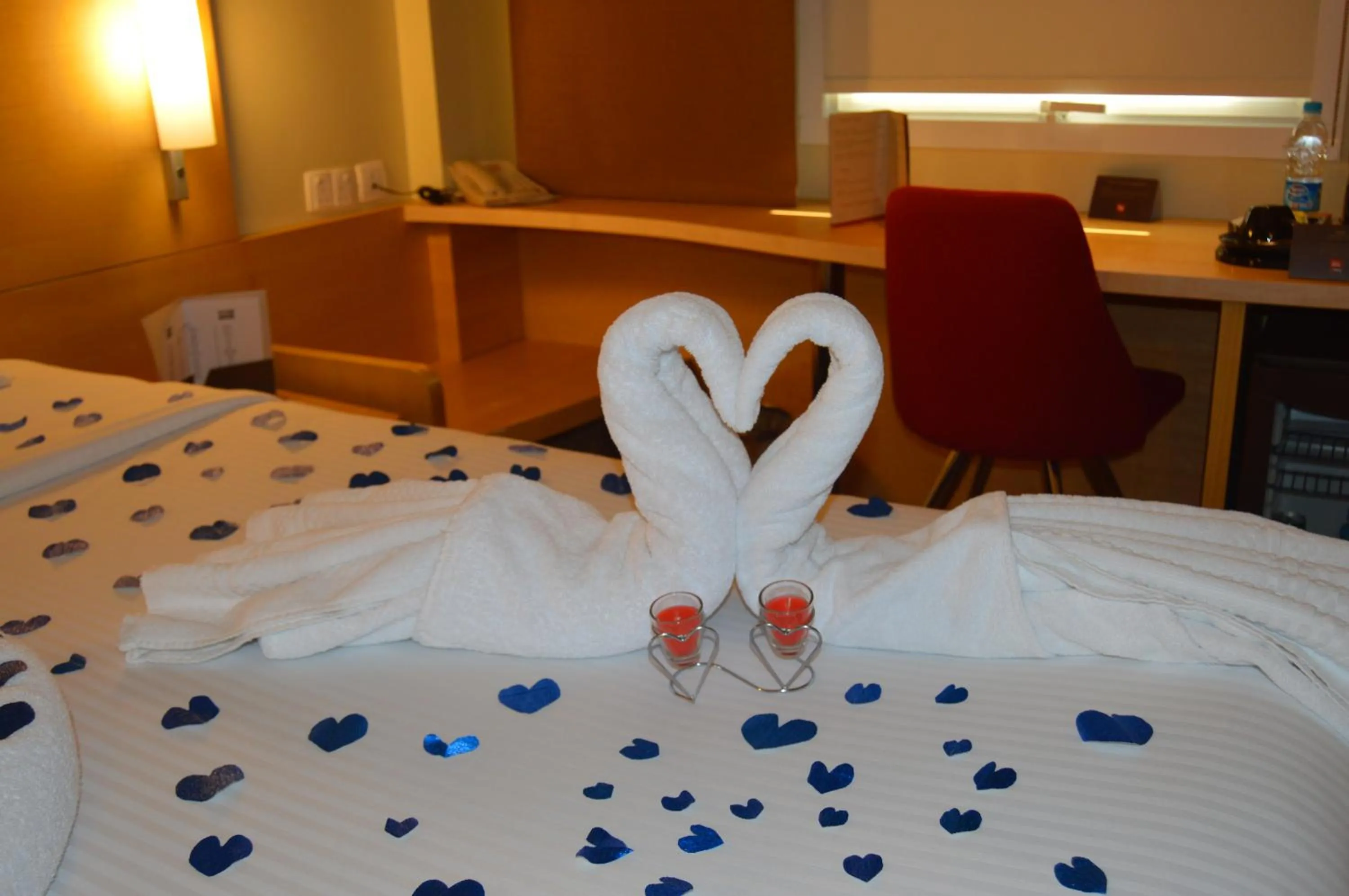 Decorative detail, Bed in Ibis Yanbu