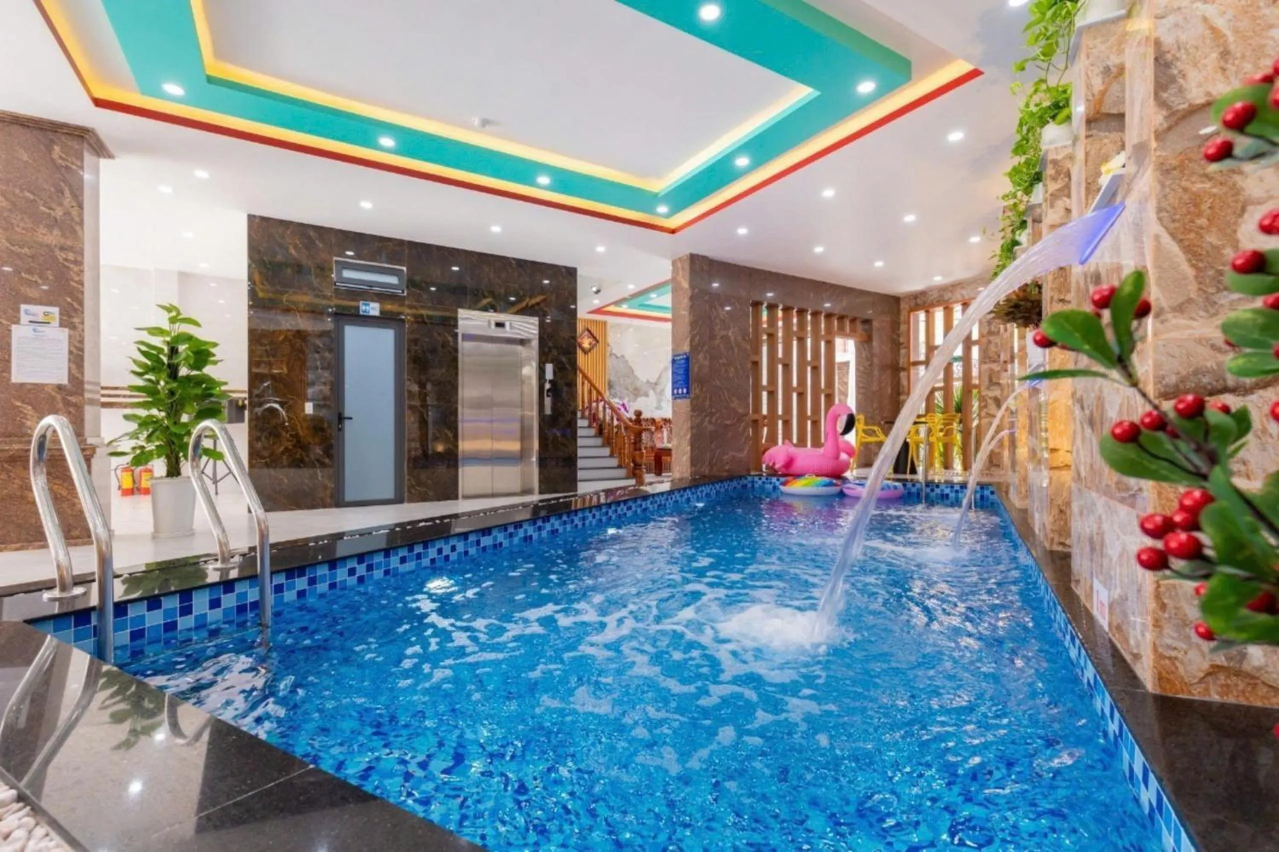 Swimming pool in 126 Vung Tau Pool Villa Back Beach From 4 To 12 Rooms Options