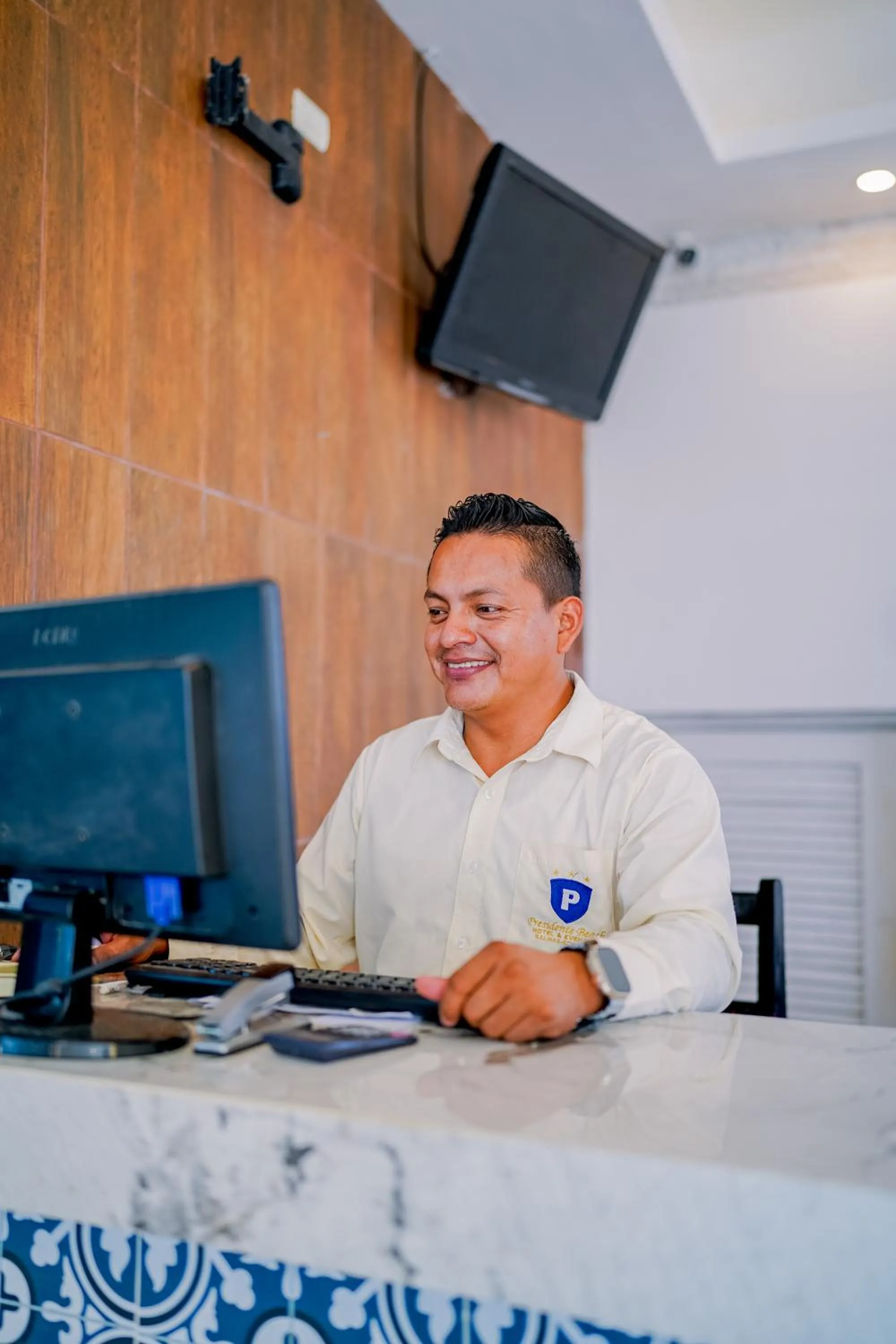 Lobby or reception in Hotel Presidente Beach Salinas