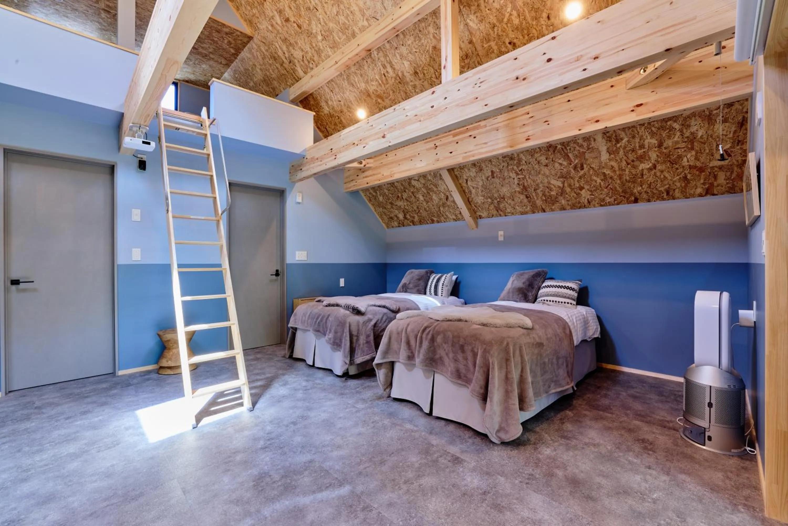 Bed in enico MtFuji Resort&Glamping