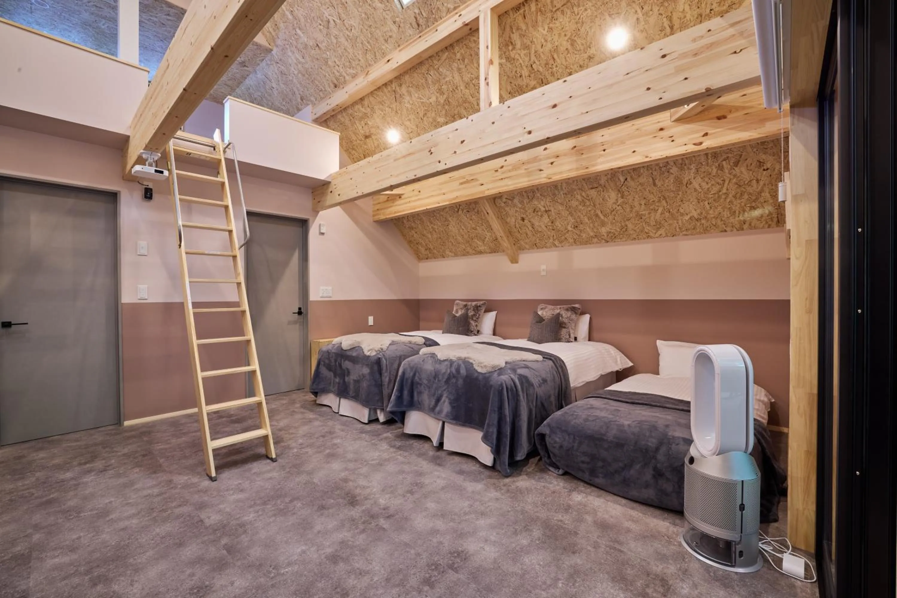 Bed in enico MtFuji Resort&Glamping