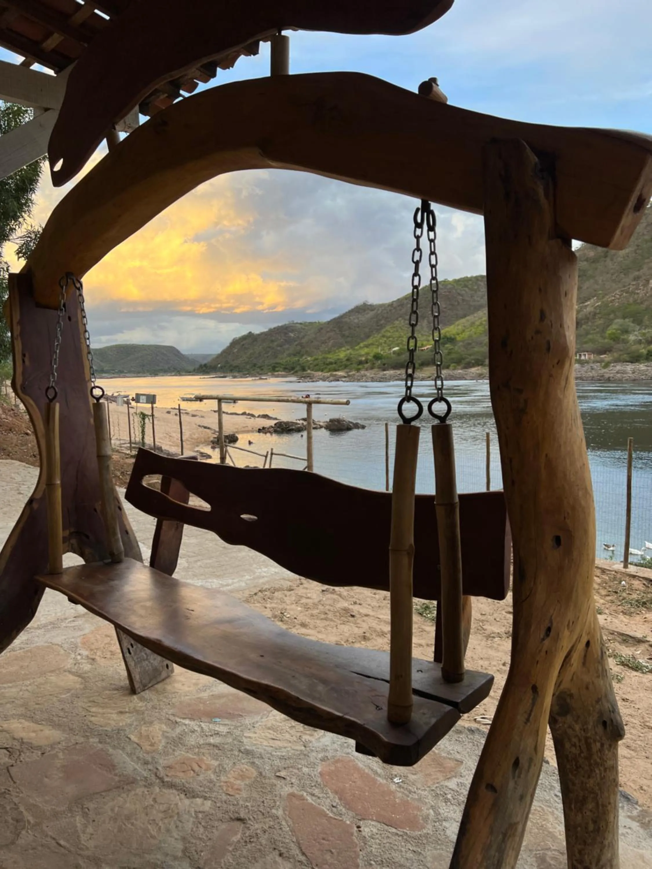 BBQ facilities in Pousada Porto de Piranhas