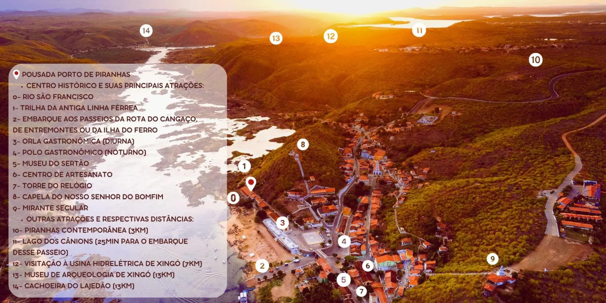 Nearby landmark in Pousada Porto de Piranhas