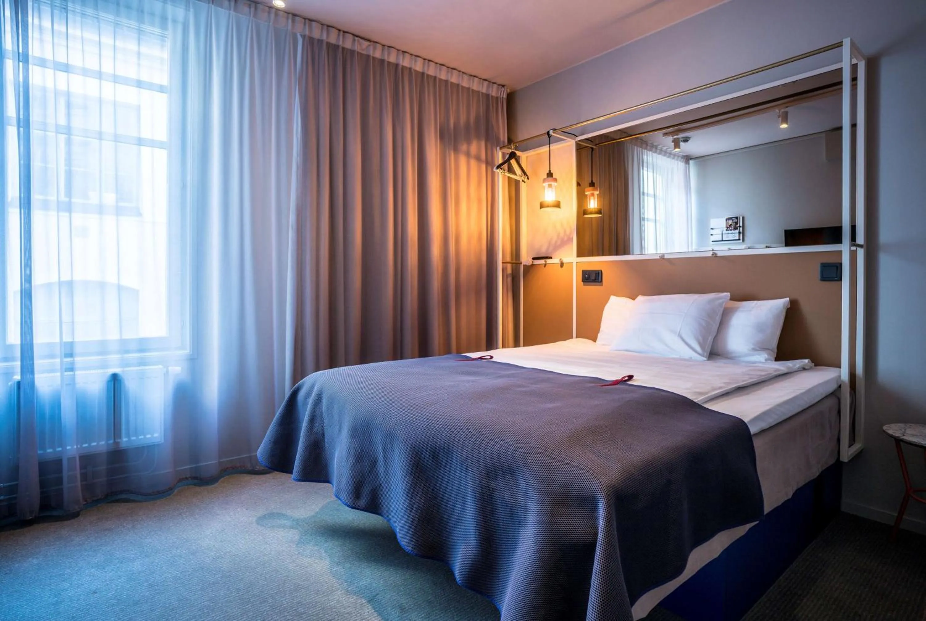 Bedroom, Bed in Scandic No 53